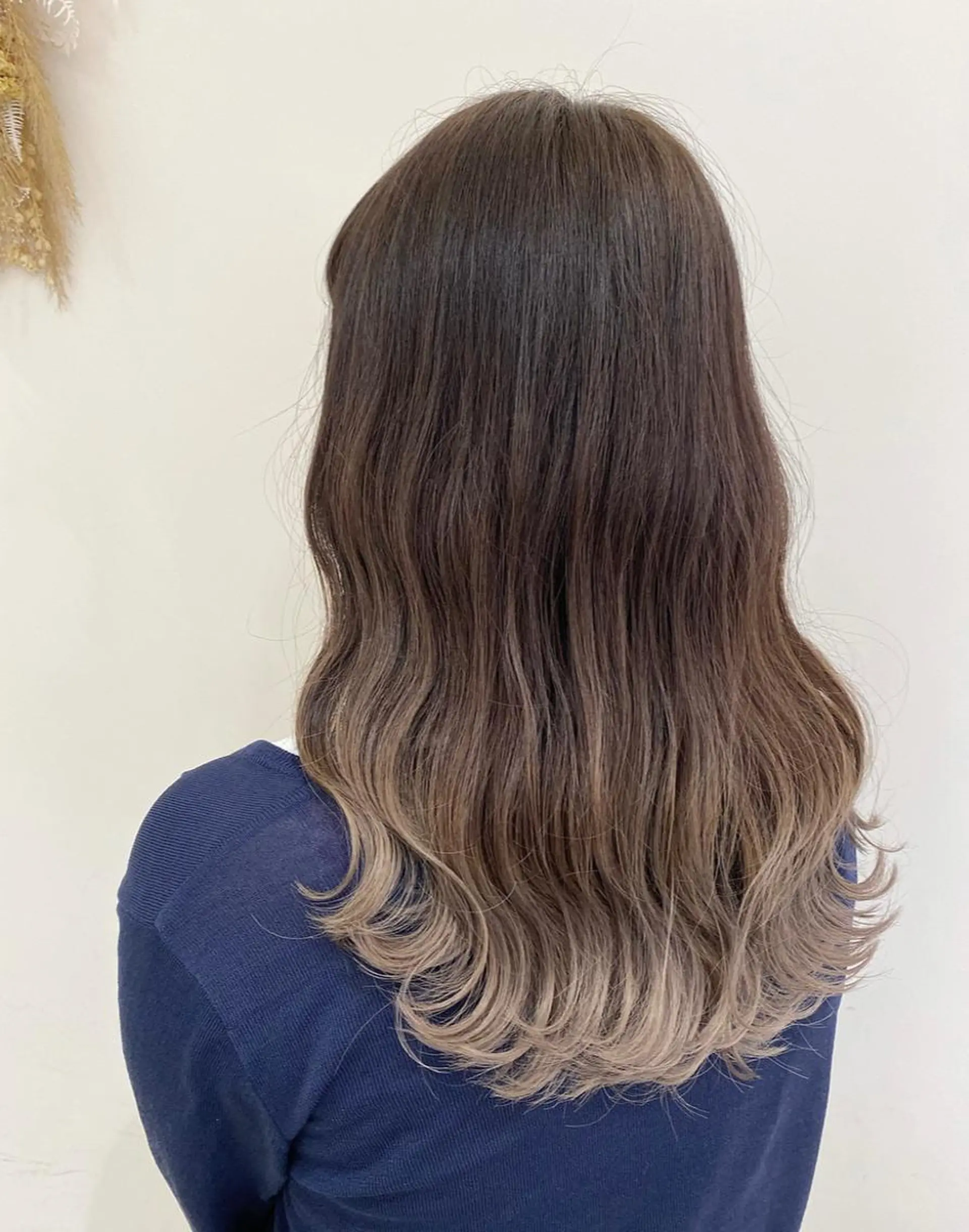 ロング カラー ヘアアレンジ 韓国レイヤー🖤🤍 /うえのゆずのヘアスタイル