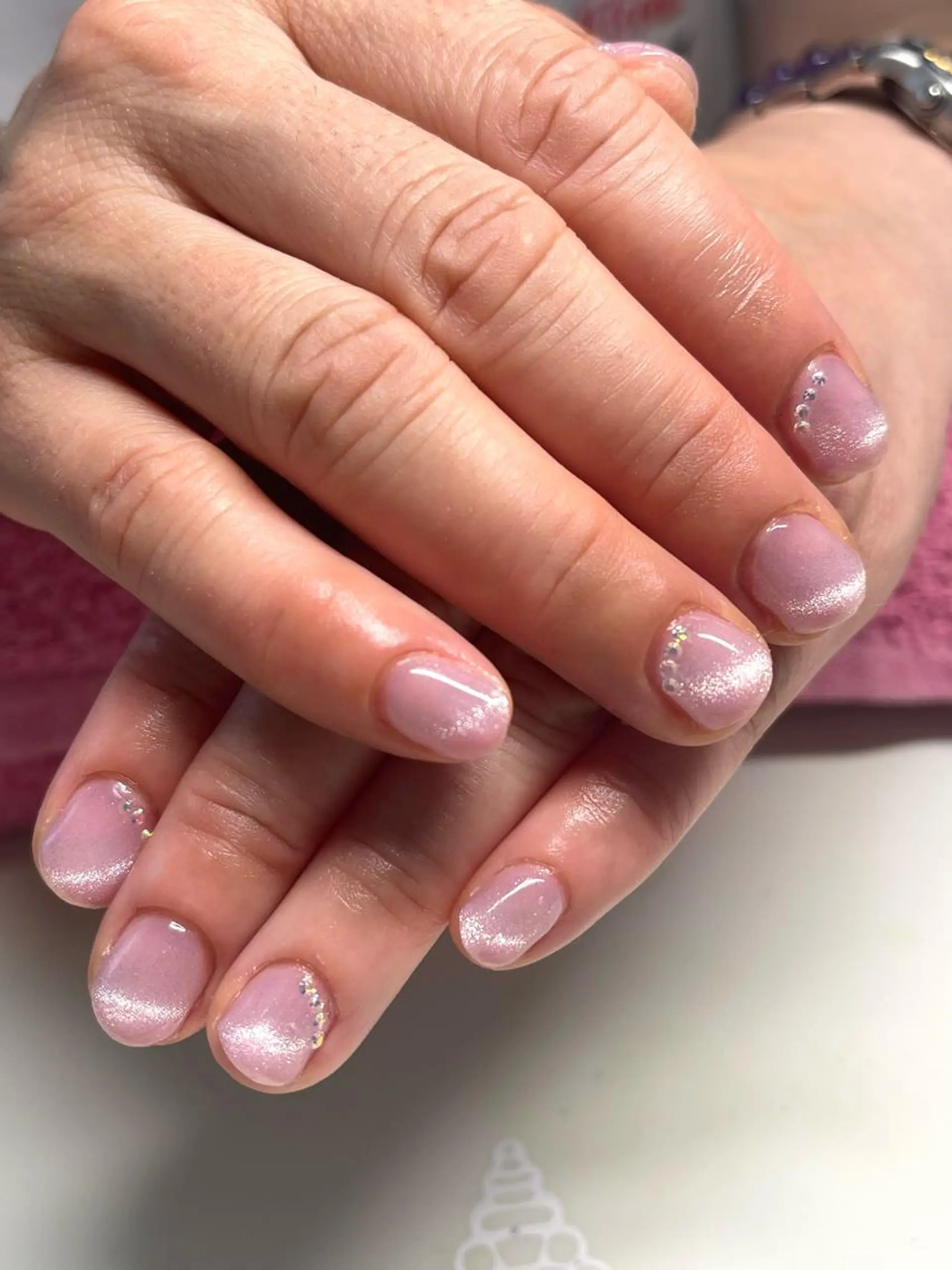 ネイル マグネットネイル ストーンネイル Flora nailのネイルデザイン