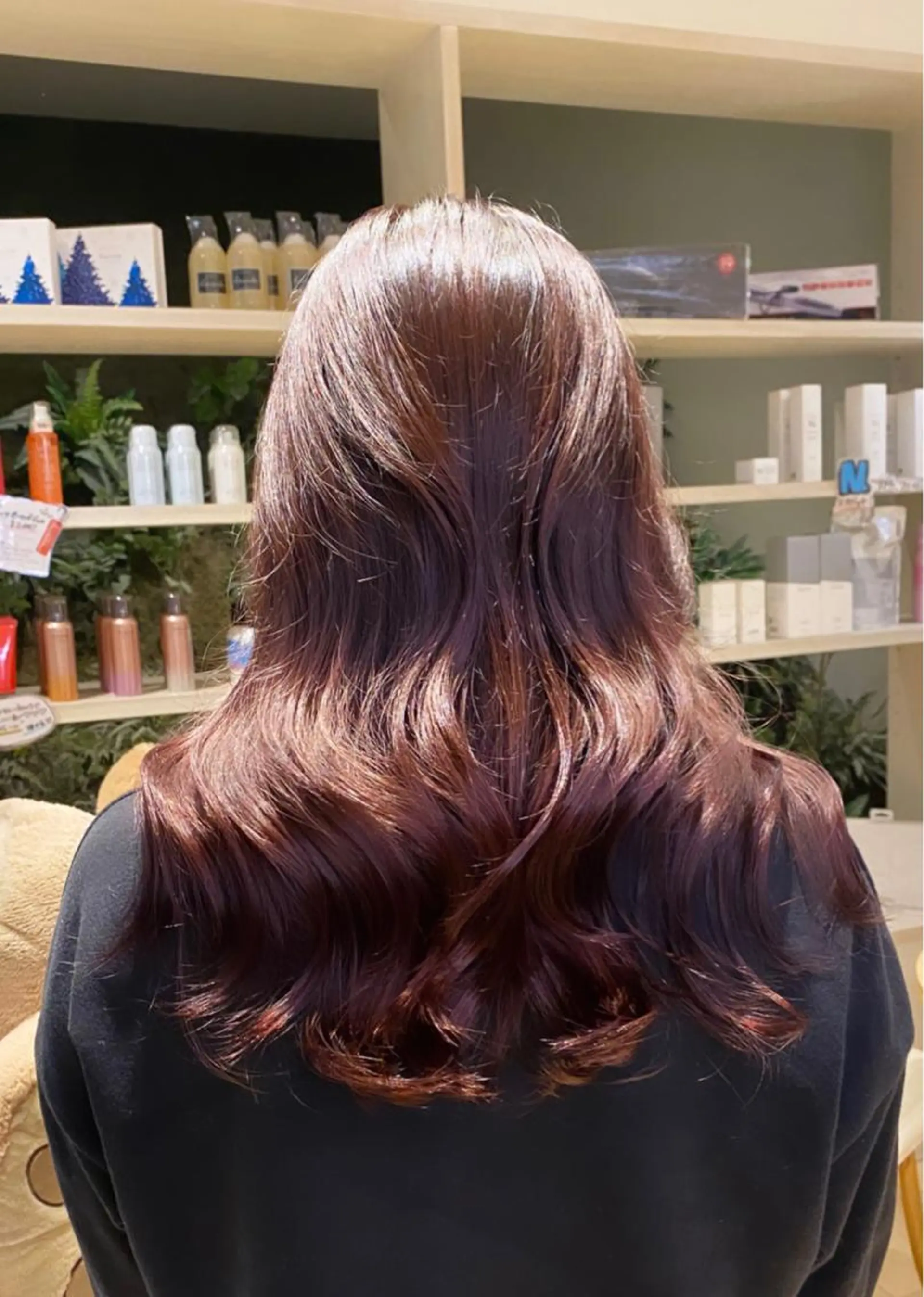 ロング ピンクラベンダー ヘアカラー トリートメント ꧁𐬹川端 さくら𐬹꧂のヘアスタイル