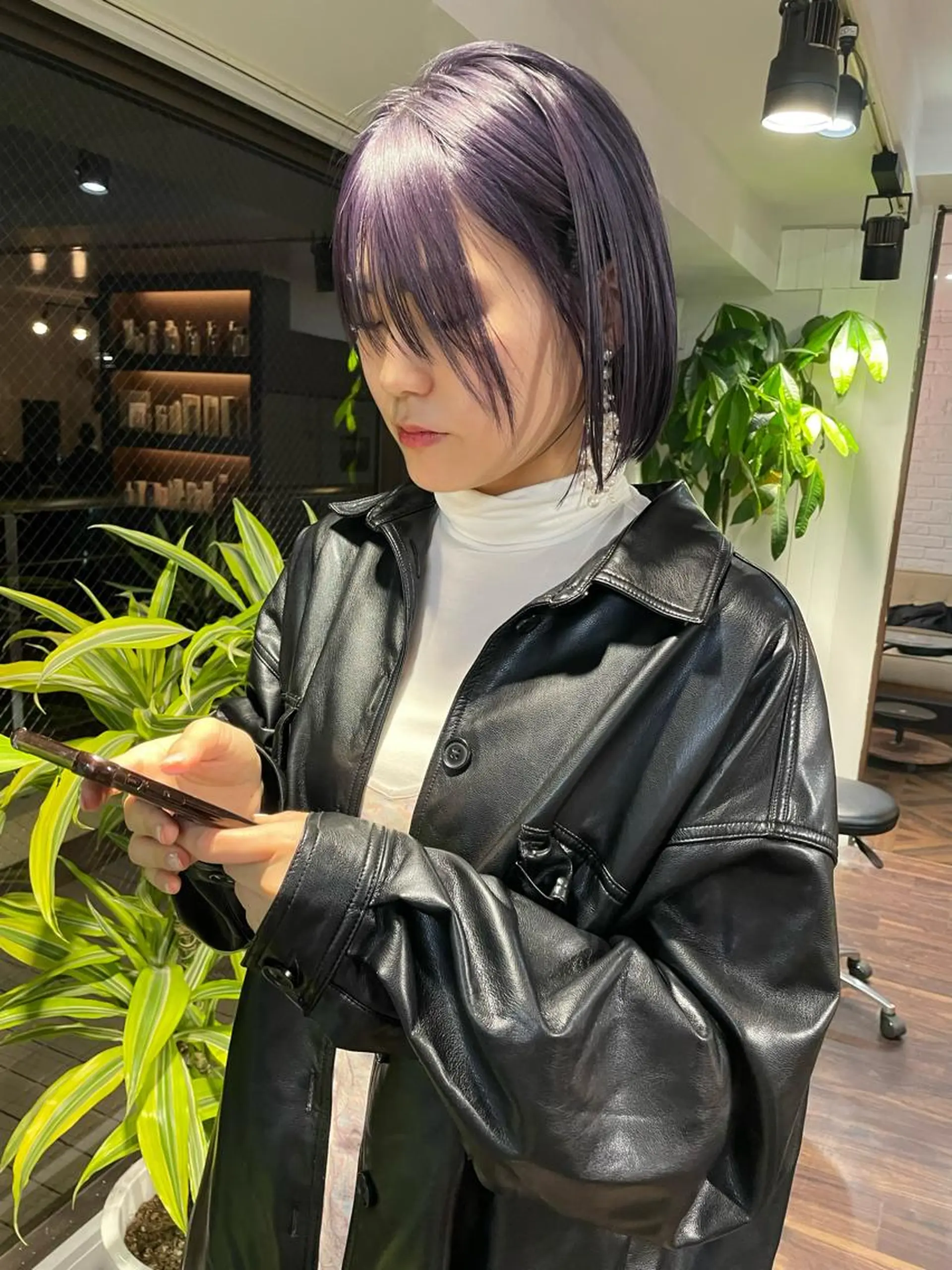 ショート オカモト ミユウのヘアスタイル