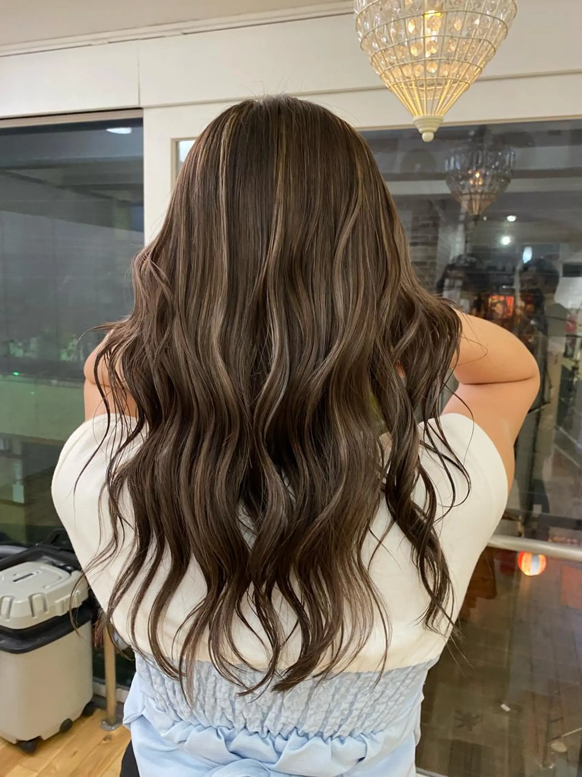 セミロング カラー ヘアアレンジ 久米 治仁のヘアスタイル