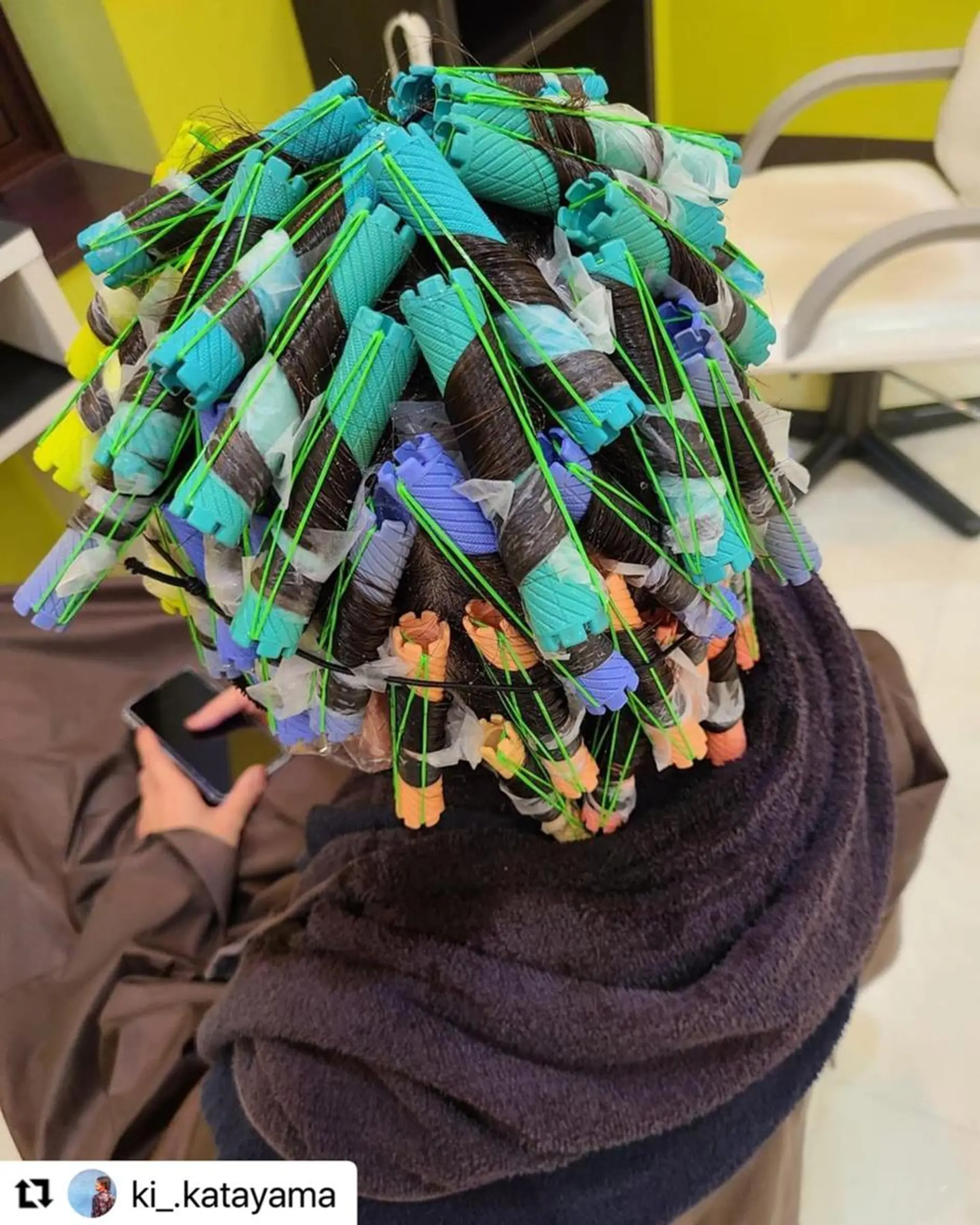 ミディアム カラー メンズ ミディアムパーマ メンズパーマ 🩷Eny terrace🩷のヘアスタイル