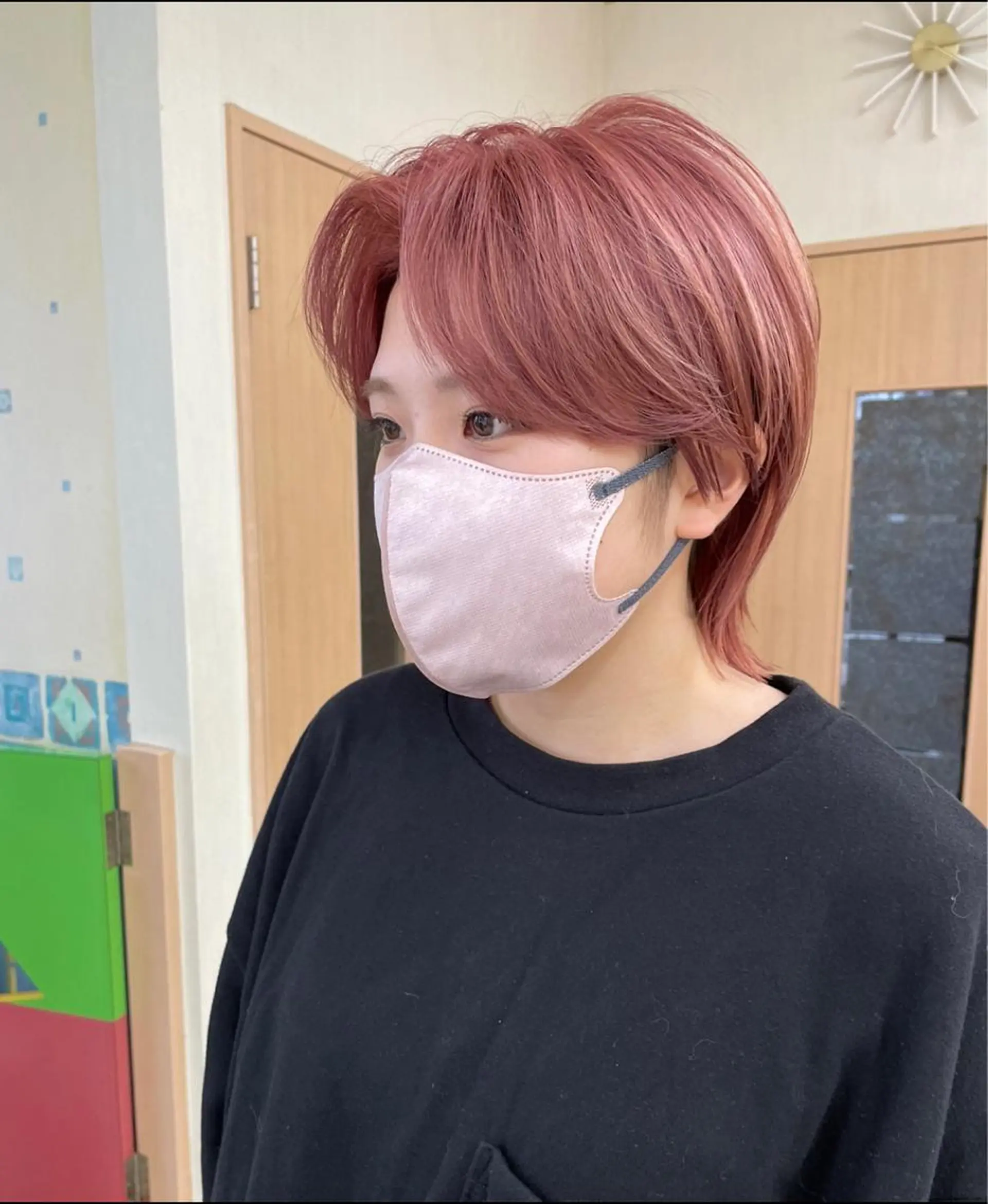 ショート カラー ピンクカラー River,Land所属・yui .のヘアスタイル