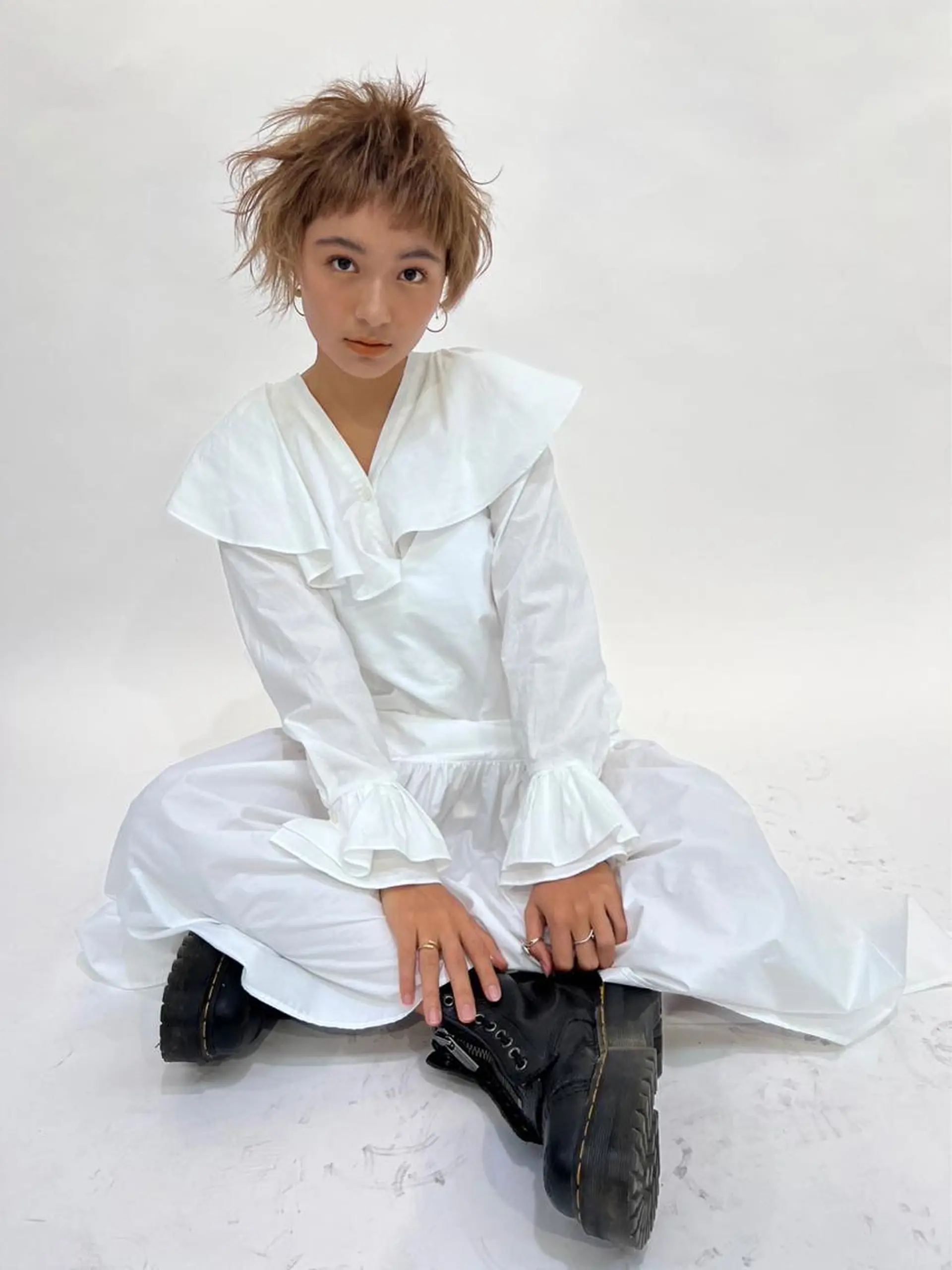 ショート 上浦 風花のヘアスタイル