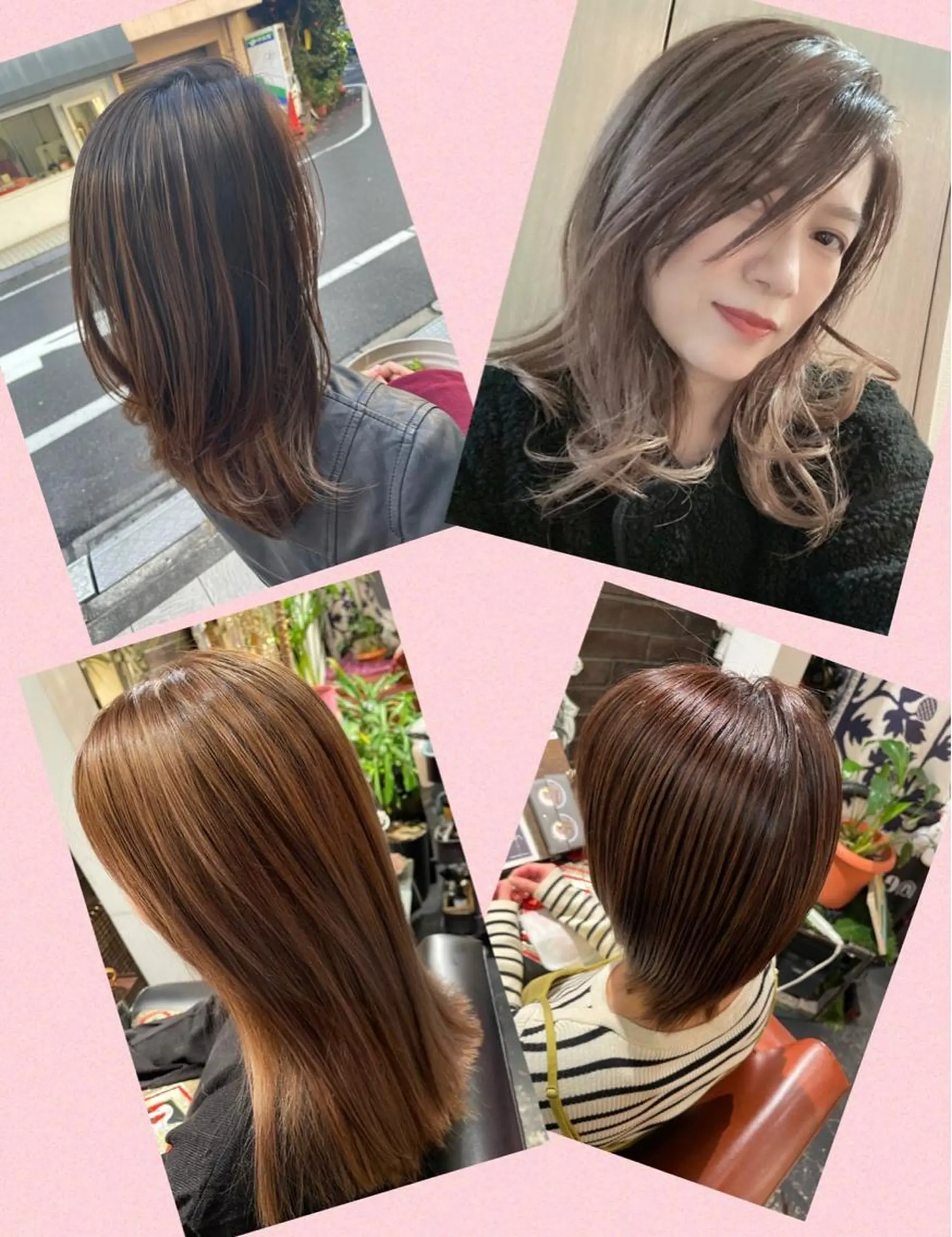 ロング ハイライト レイヤーカット ヘアカラー アフィロス所属・五十嵐 舞のヘアスタイル