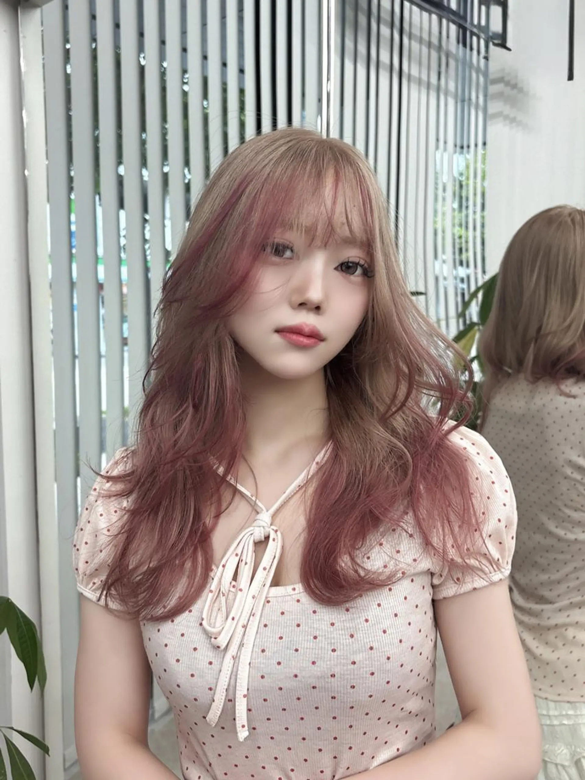 セミロング カラー ヘアカラー トリートメント 天神大名/淡色カラー かずゆき/ハイトーンのヘアスタイル