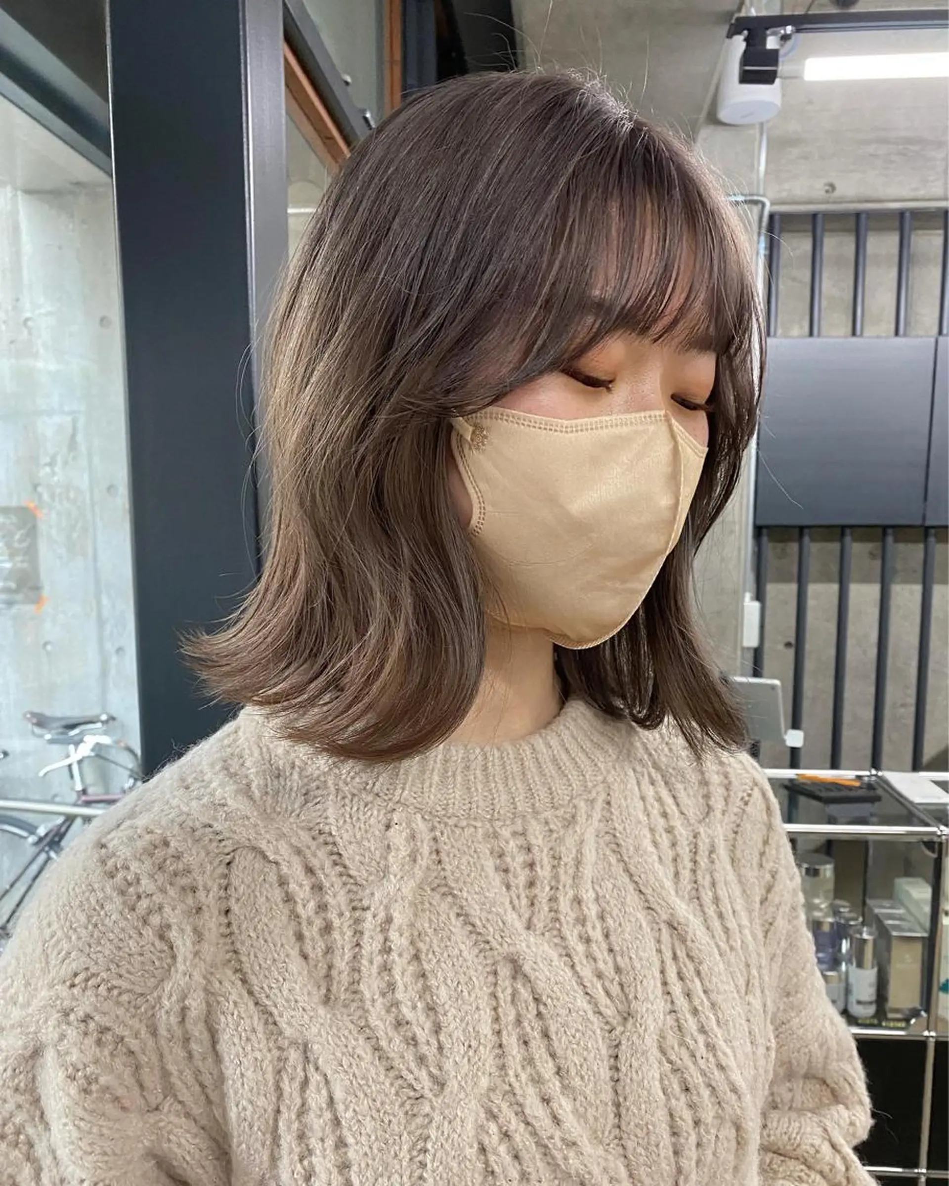 ミディアム ୨୧柔らかいカラー nozomi ୨୧のヘアスタイル