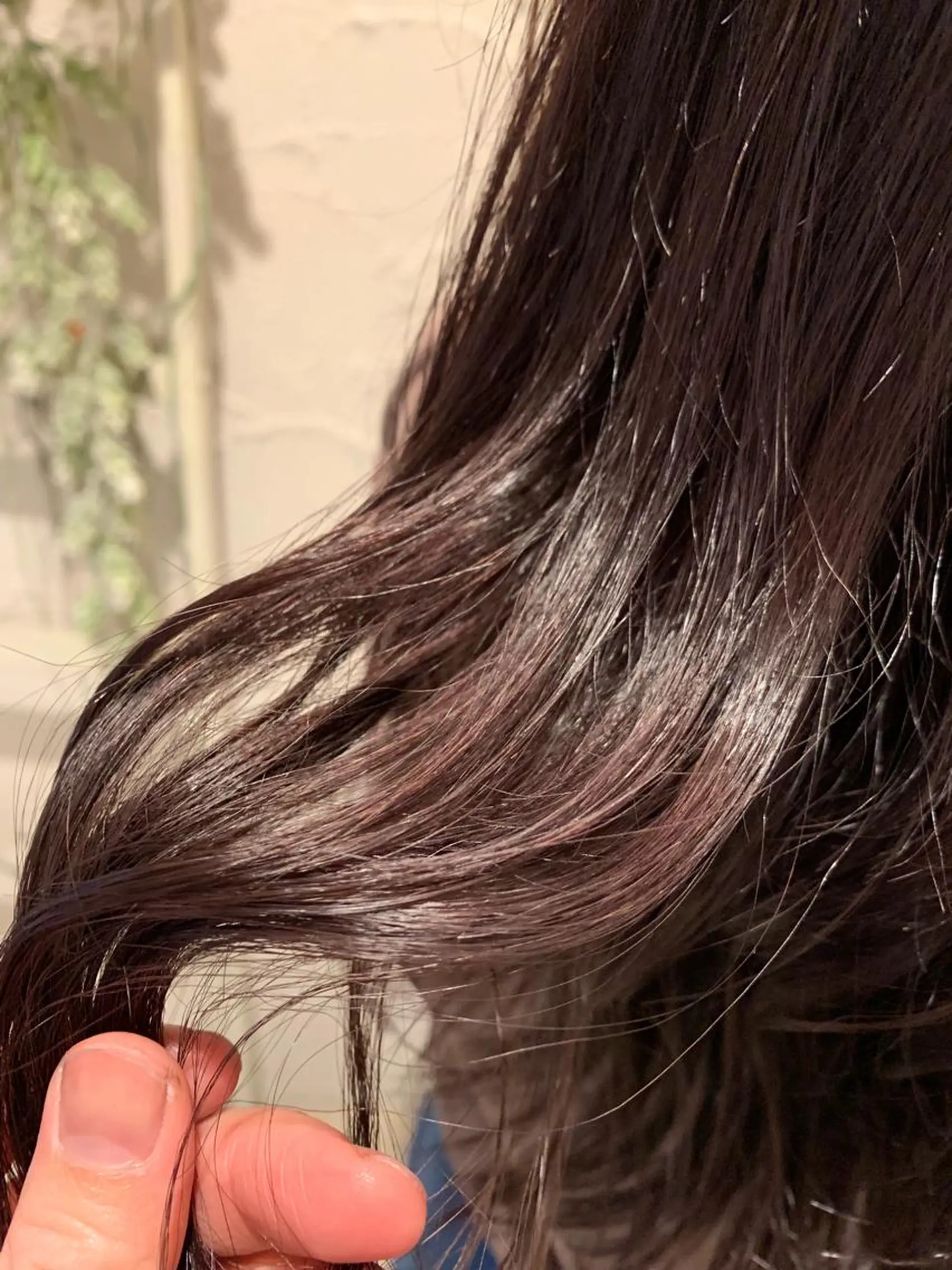ロング カラー パープルカラー 髪質改善ストレート/ 東徳嶺 みくのヘアスタイル