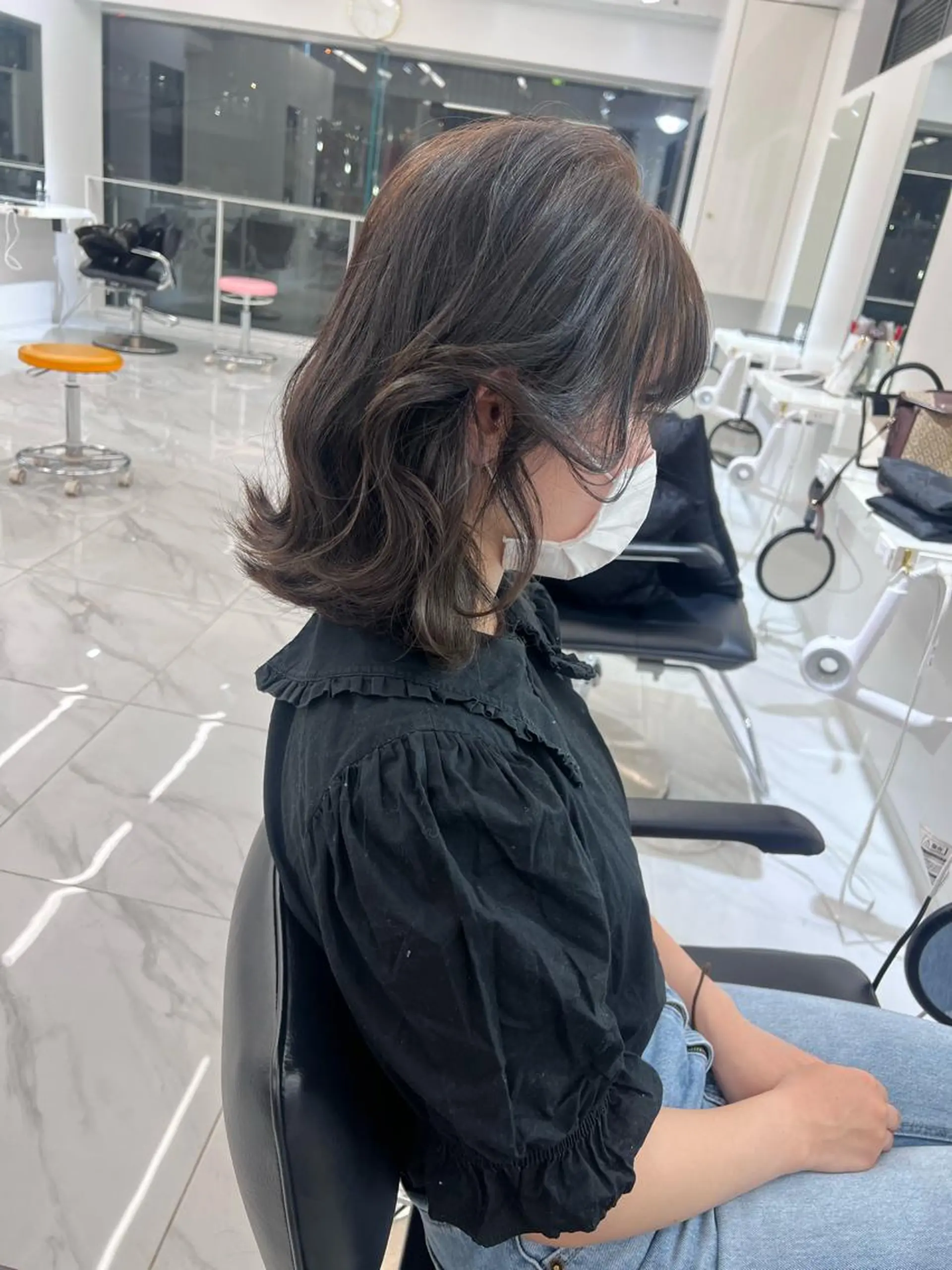 ミディアム ヘアカラー 大人韓国ヘア 渋谷/Satsukiのヘアスタイル