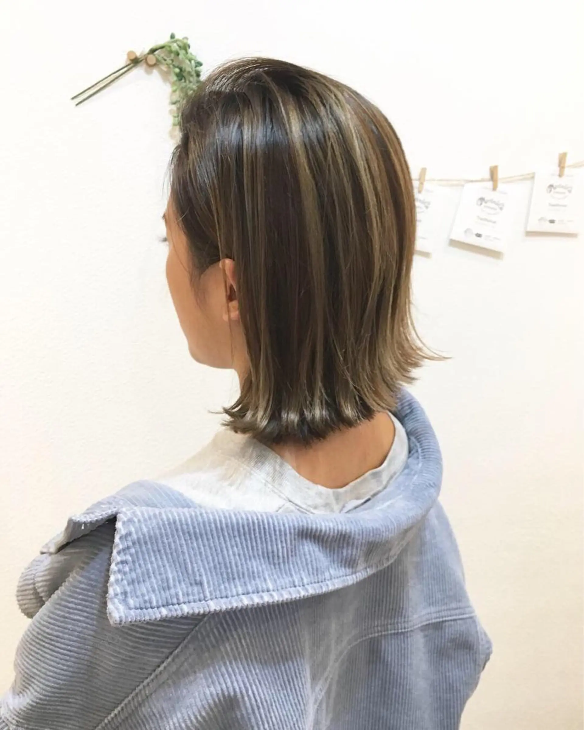ミディアム カラー ショート、ボブ シマダマサトのヘアスタイル