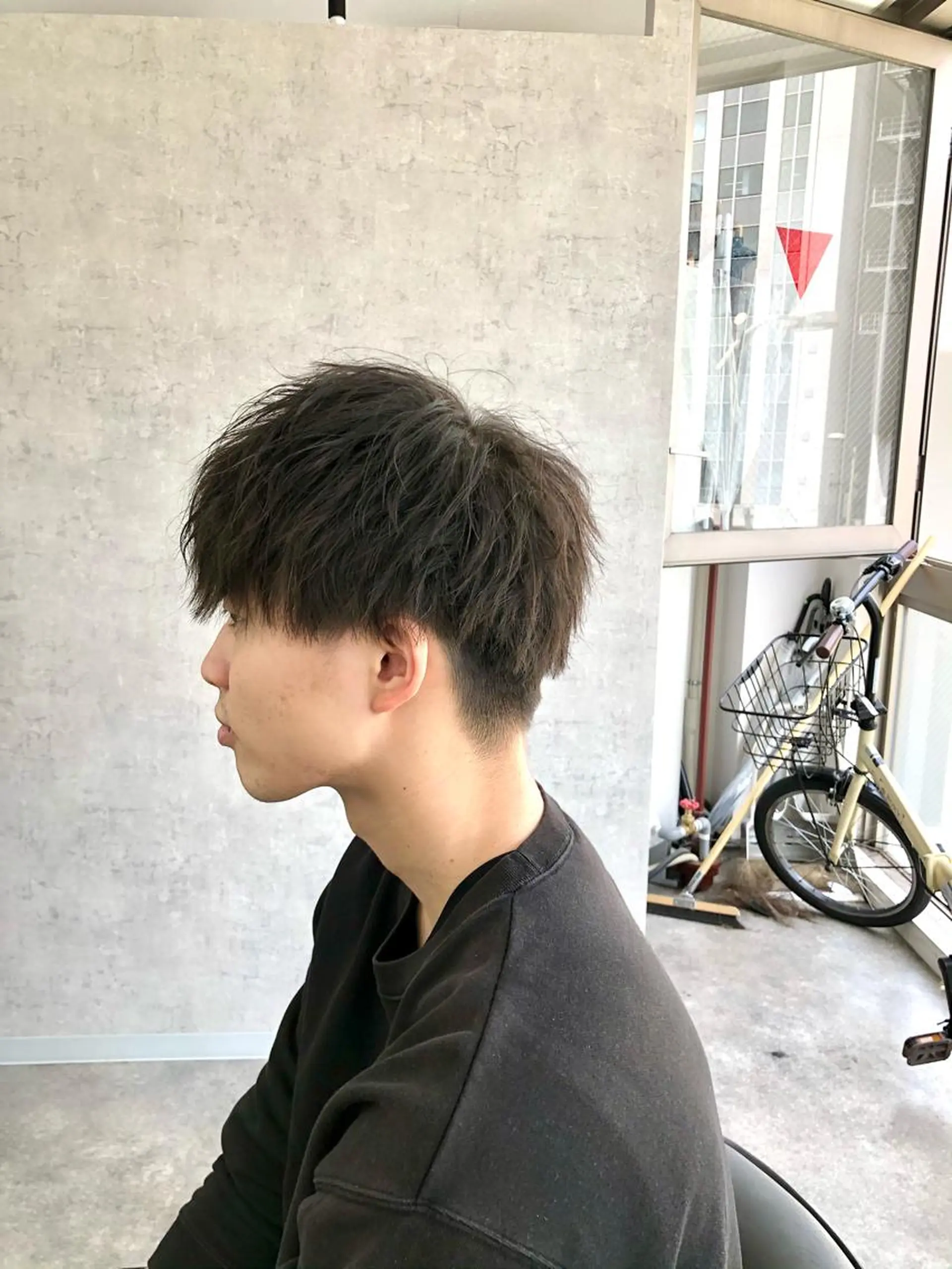 ショート カラー パーマ ヘアアレンジ メンズ キッズ ネイル マツエク・マツパ メンズバレイヤージュ メンズブリーチ メンズハイライト メンズインナーカラー メンズ韓国風 eir心斎橋店所属・エビスザキレン／メン ズ／心斎橋🌳のヘアスタイル
