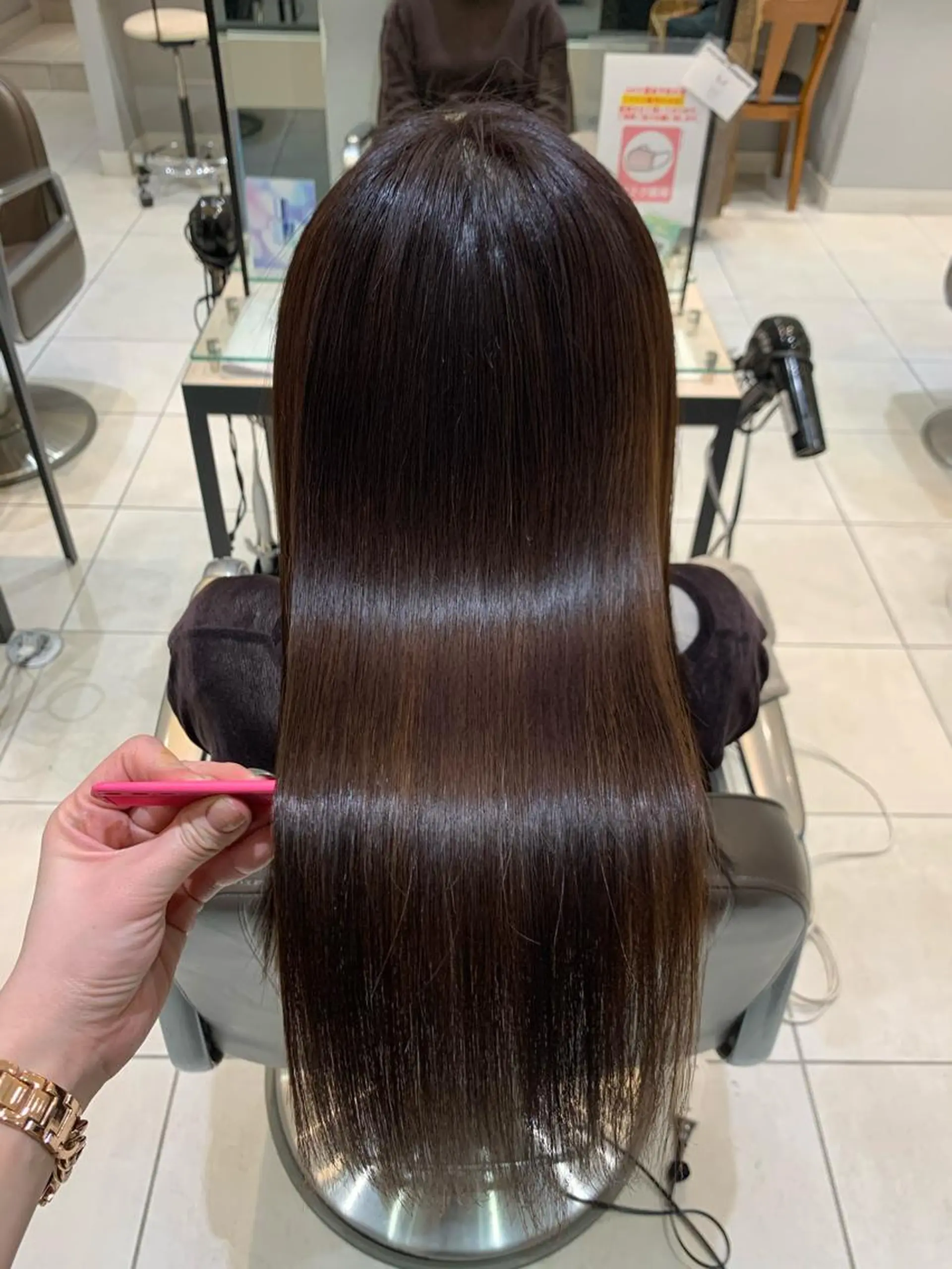 ミディアム カラー パーマ メンズ キッズ 髪質改善 酸熱トリートメント/ 髪質改善🌟玉井香奈のヘアスタイル