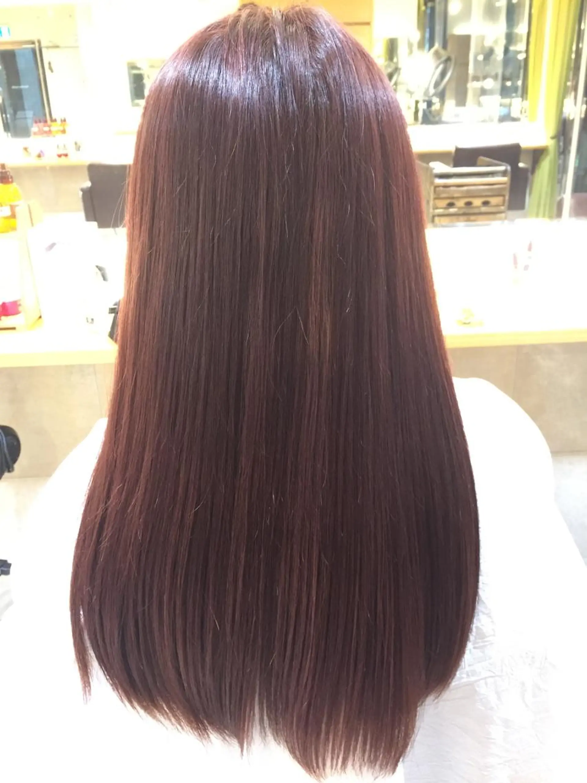 ロング カラー ベージュカラー ピンクカラー ピンクベージュ 加藤 綾華のヘアスタイル