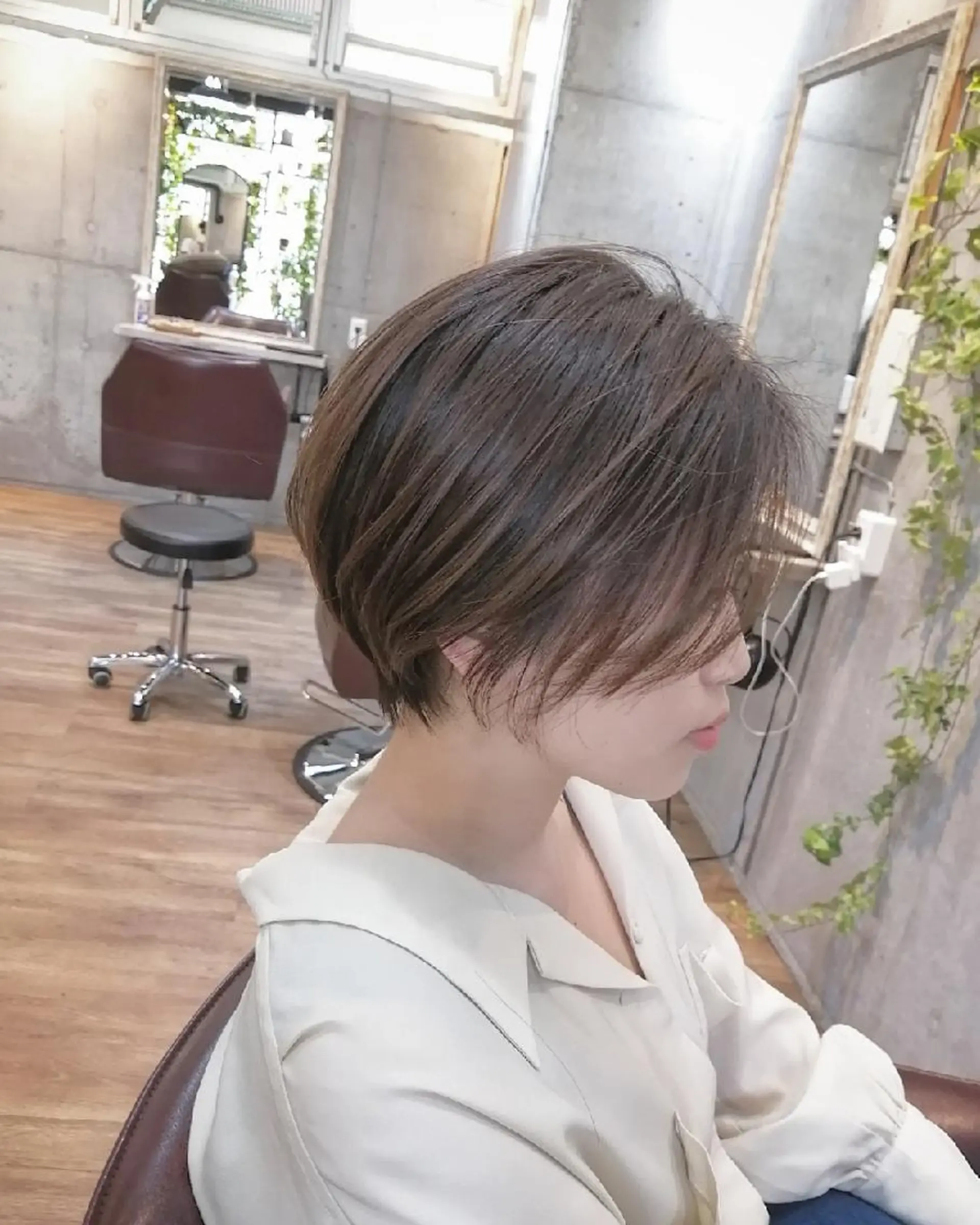 ショート カラー パーマ ヘアアレンジ ネイル キッズ メンズ マツエク・マツパ カット ヘアカラー トリートメント ペスカ豊崎店　沖縄所属・ショート指名No.1 店長　清水のヘアスタイル