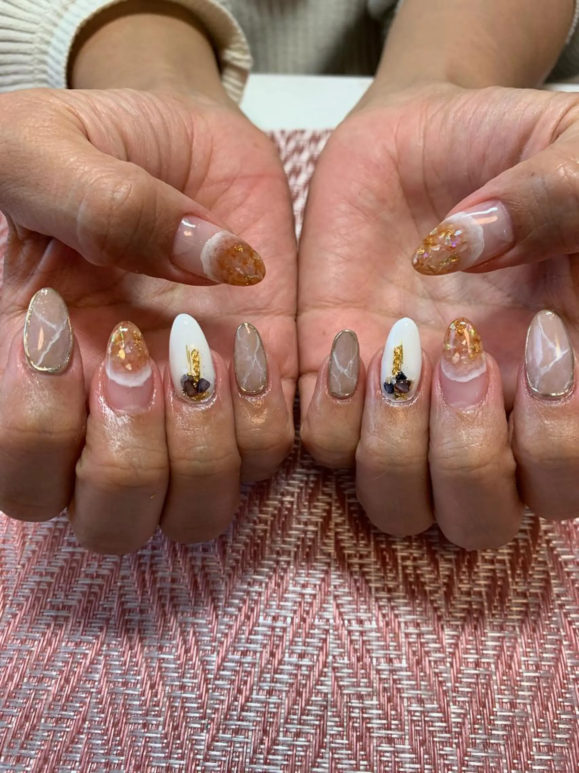 ネイル rukianail 新里のネイルデザイン