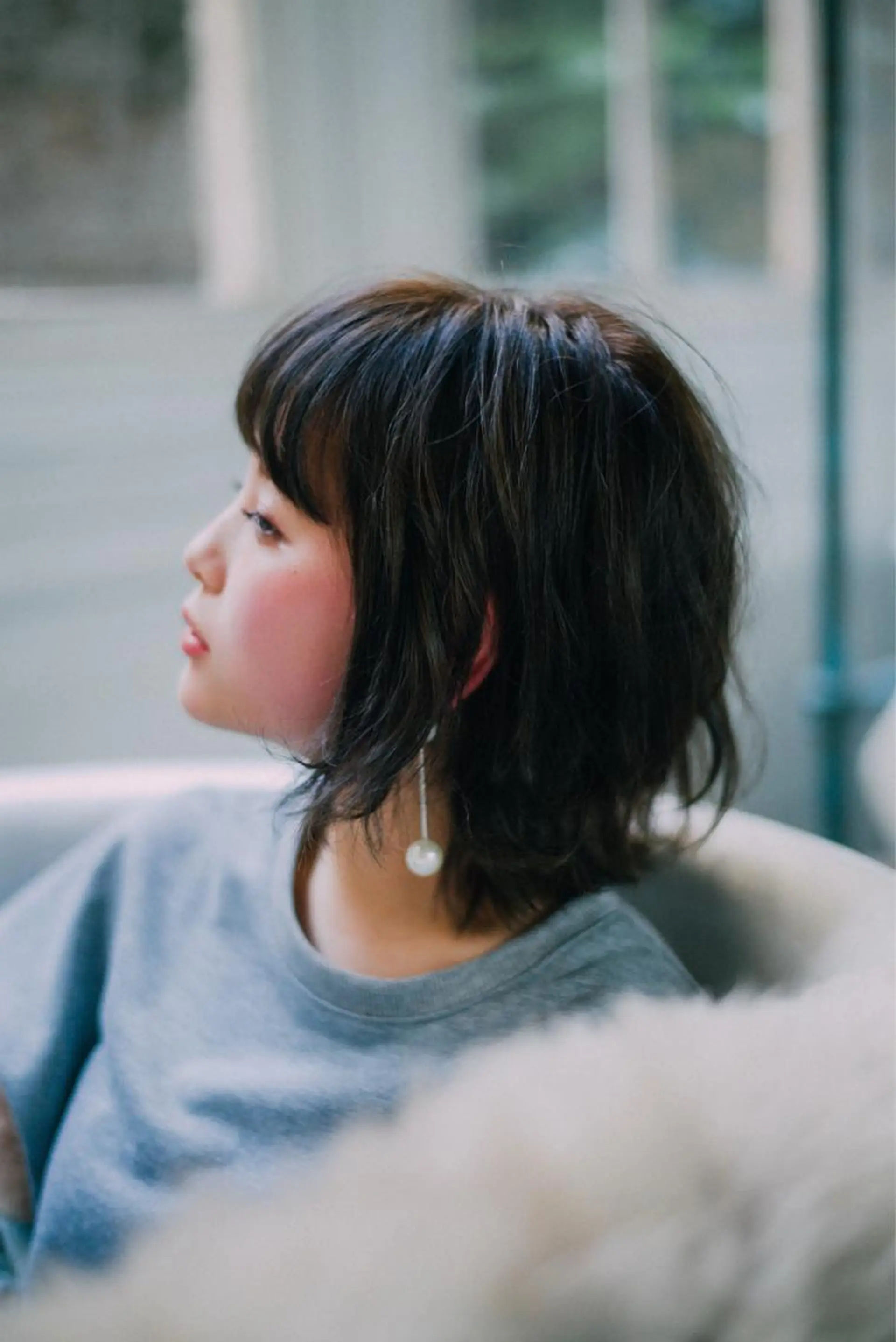 ミディアム 【デザイナー】田中 美生のヘアスタイル