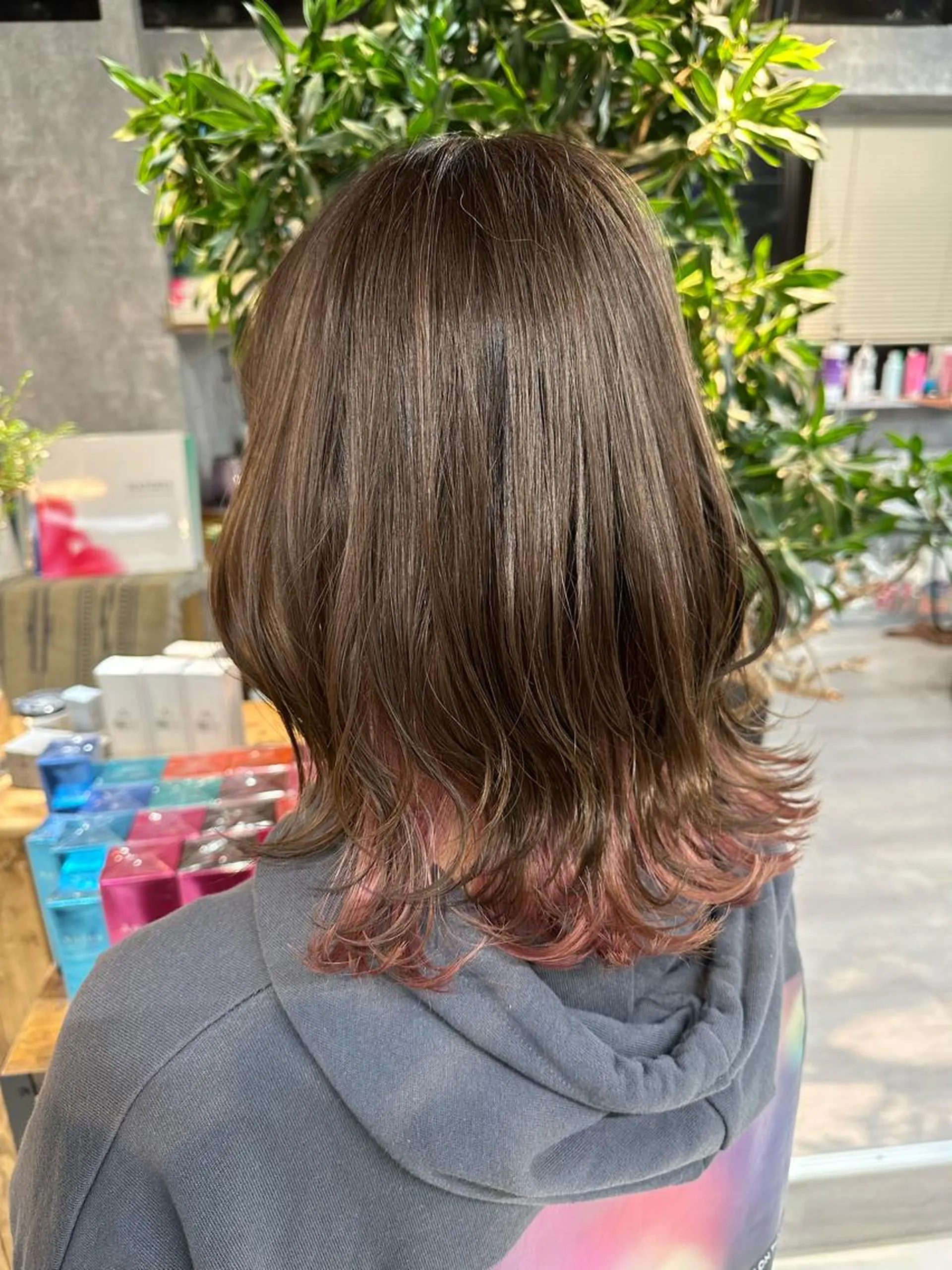 ミディアム 【.ico】心斎橋/ ウルフ/飛田ゆうきのヘアスタイル