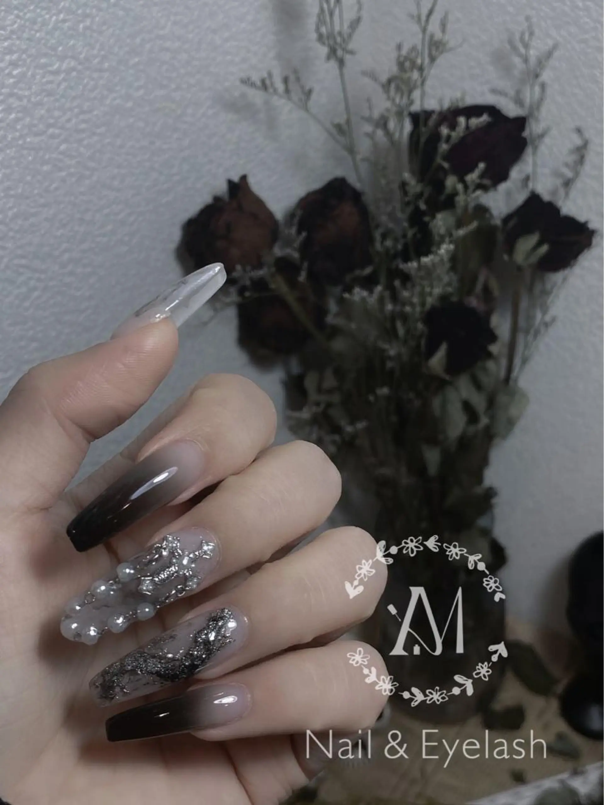 ロング カラー ネイル A1 nail &eyelashのネイルデザイン