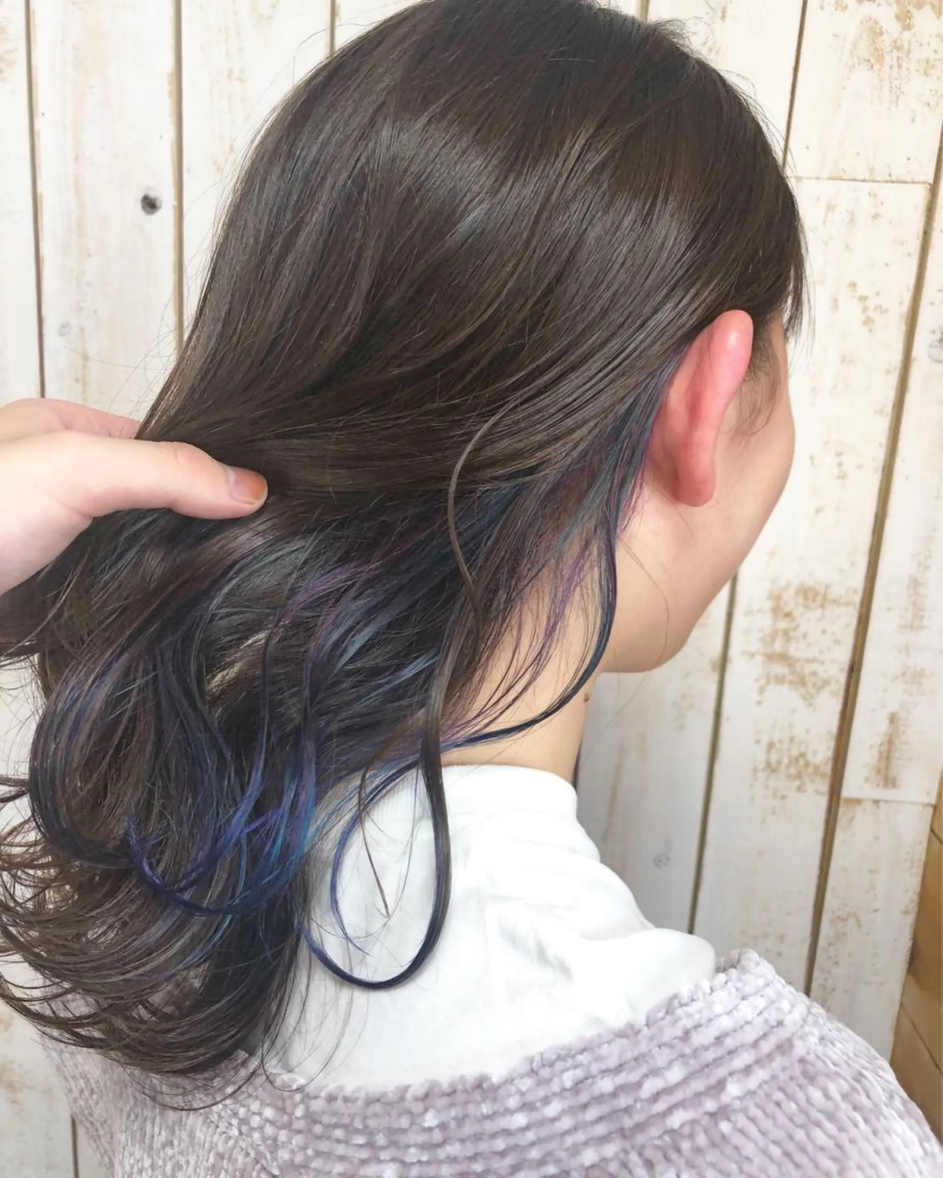 ロング カラー アッシュ ベージュカラー ブリーチ ハイライトカラー イルミナカラー hair salon Ranun髪質改善のヘアスタイル