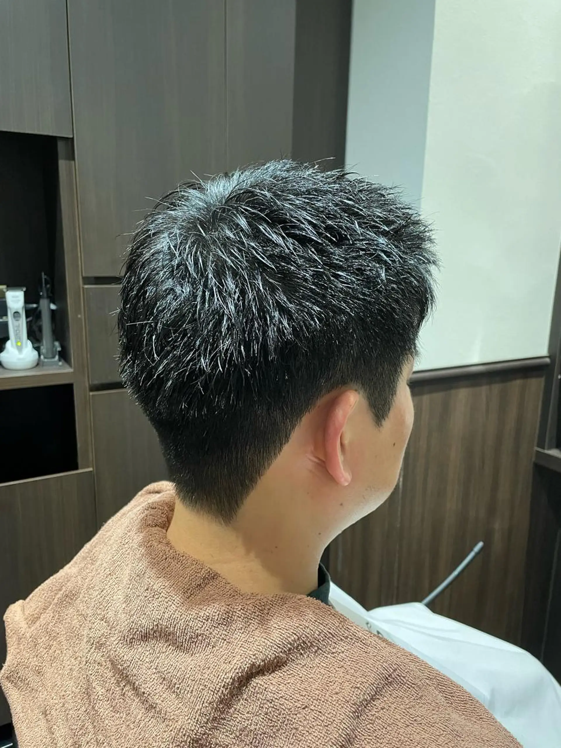 ショート カラー メンズ LAVIE NEW STANDARD BARBER所属・YAMADA 🌿のヘアスタイル