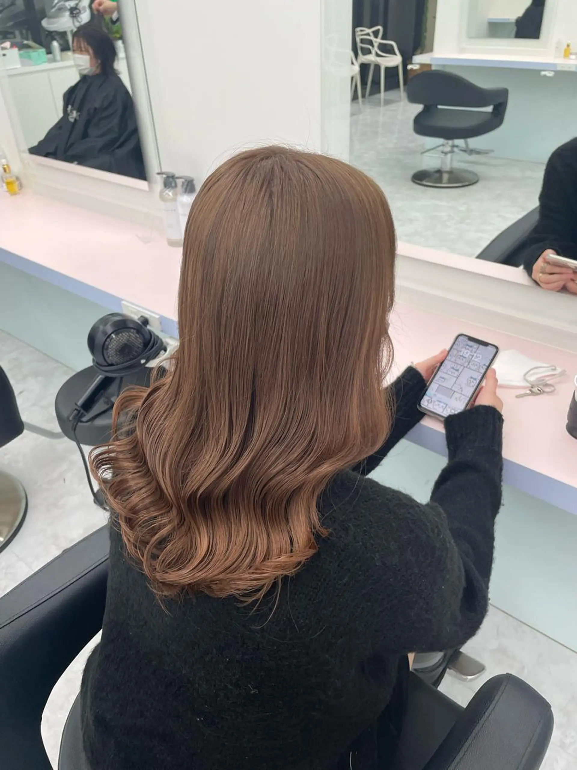 セミロング 💗爆美女製造機💗 ハイトーン-髪質改善のヘアスタイル