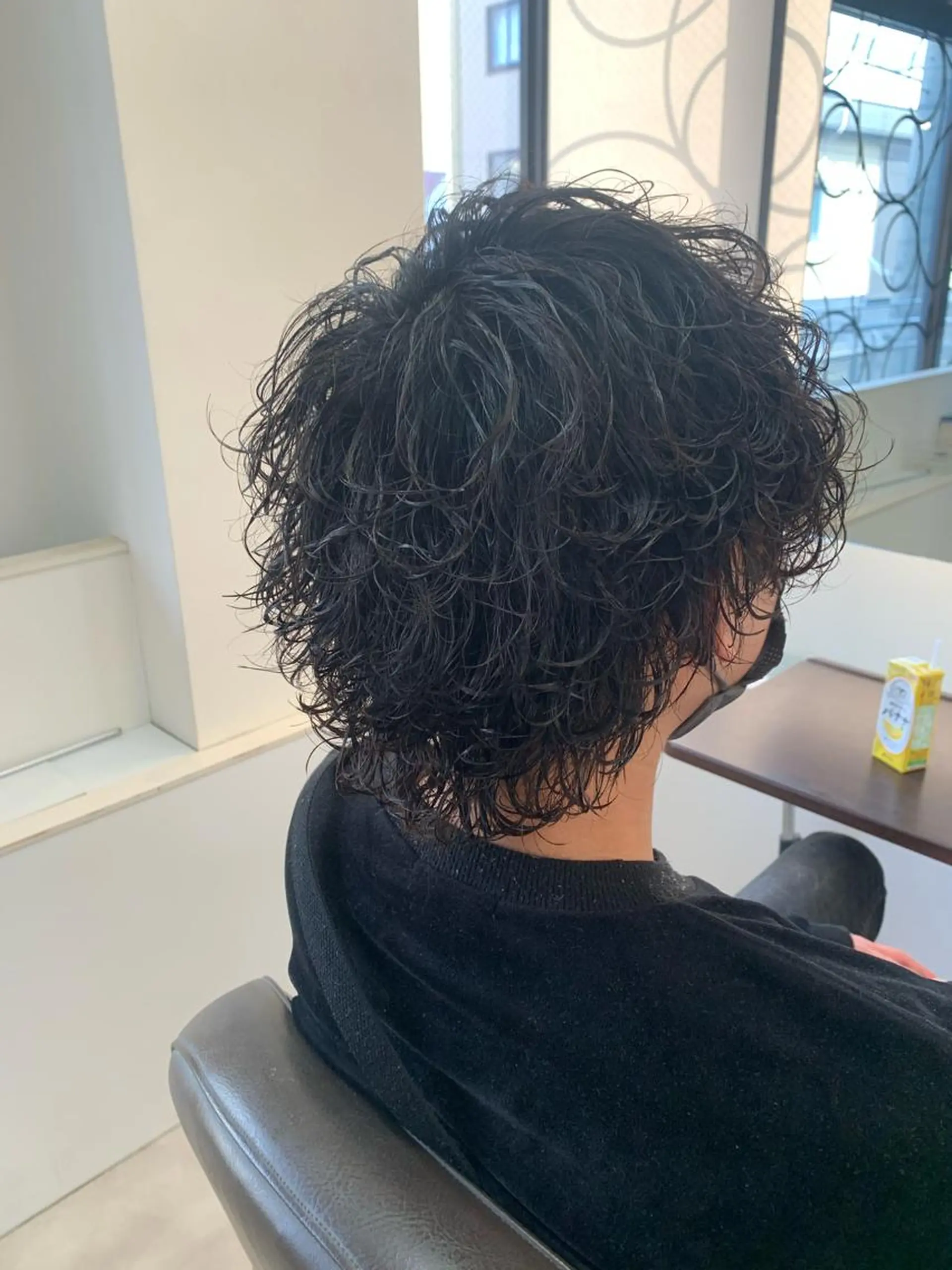 ミディアム メンズ メンズパーマ/難波/ 心斎橋　室園亮佑のヘアスタイル