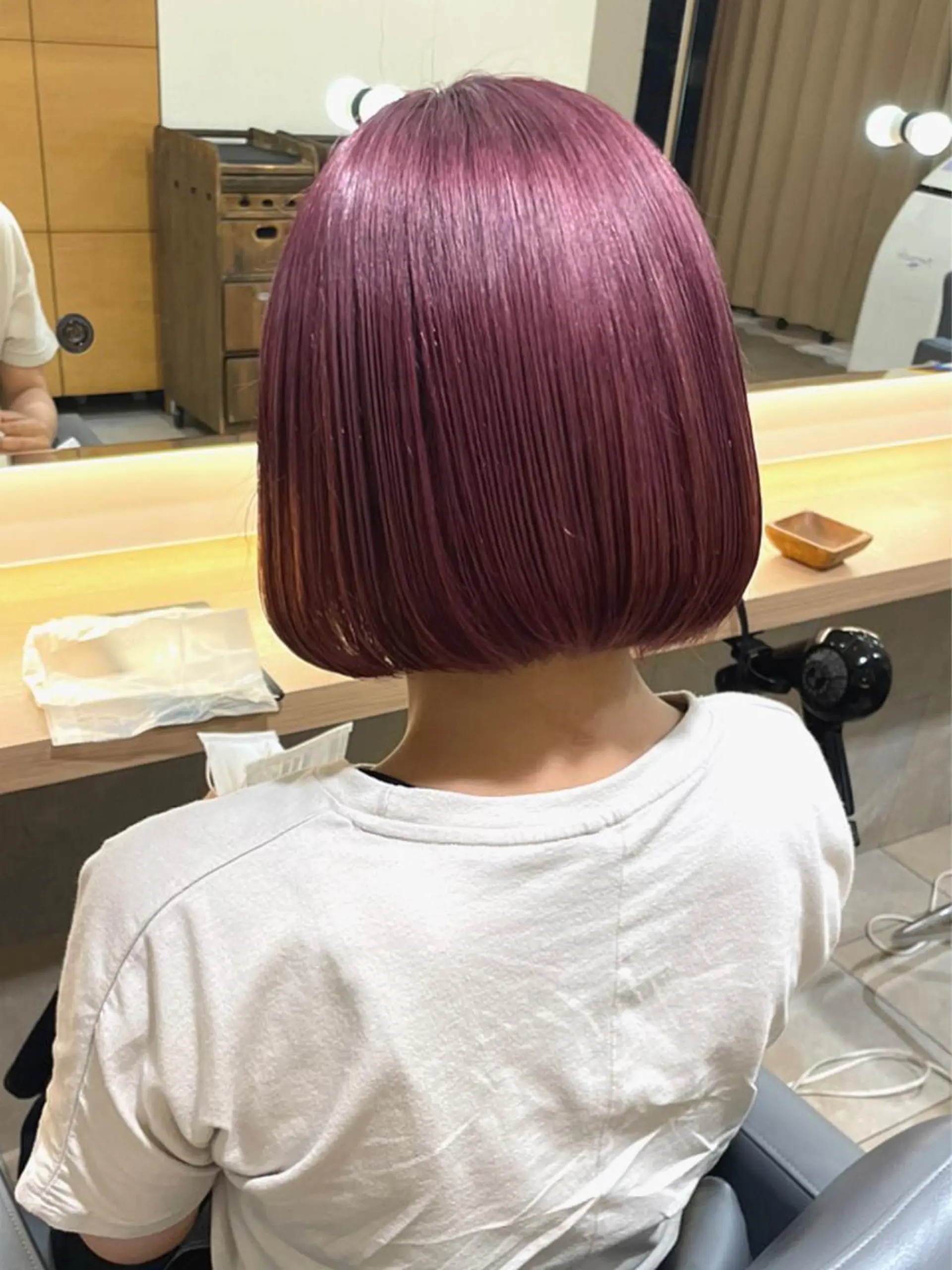 ショート カラー ヘアカラー 佐藤 梨里花 ❤︎のヘアスタイル