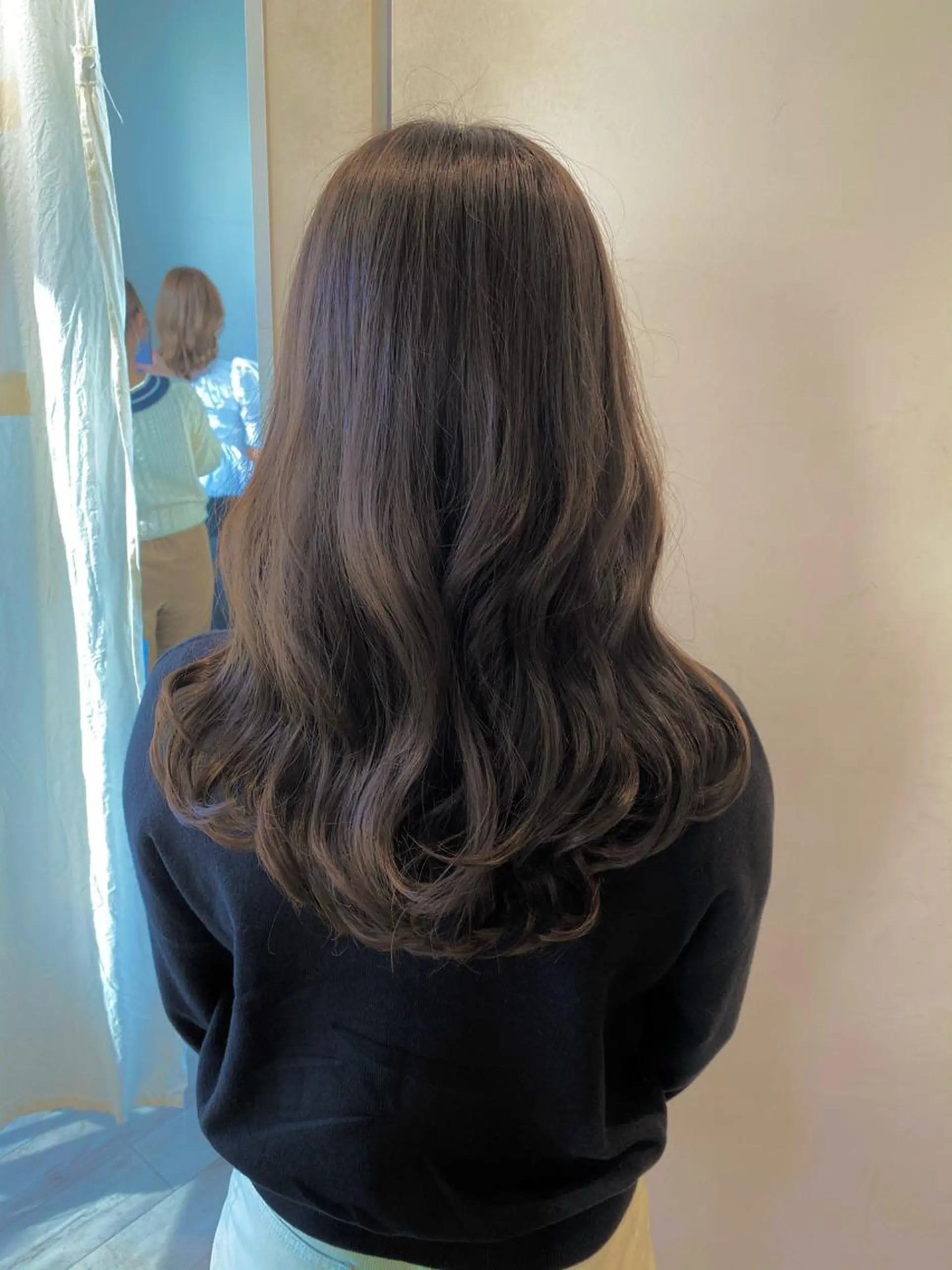 ロング カラー On所属・顔まわりカット🌟 くびれヘア/寺門遥輝のヘアスタイル