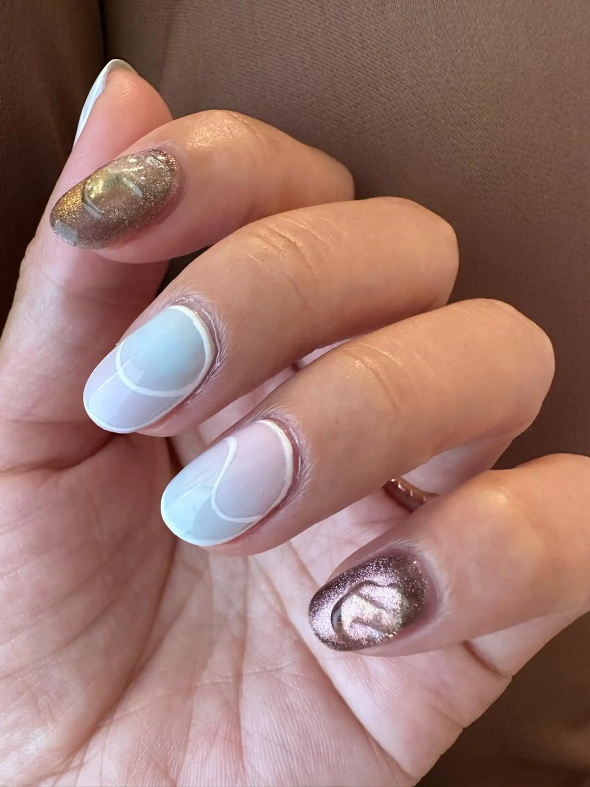 ネイル ニュアンスネイル ハンドネイル ハンドケア Atelier Ariのネイルデザイン