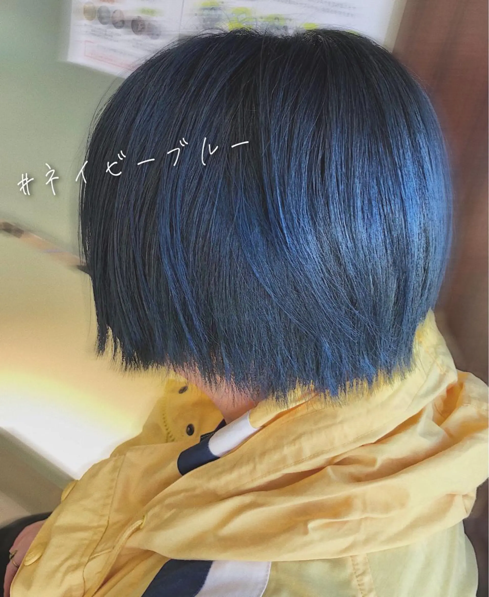 ショート カラー ブルーカラー ネイビーカラー カット ヘアカラー 🌼こやま かおり🌼のヘアスタイル