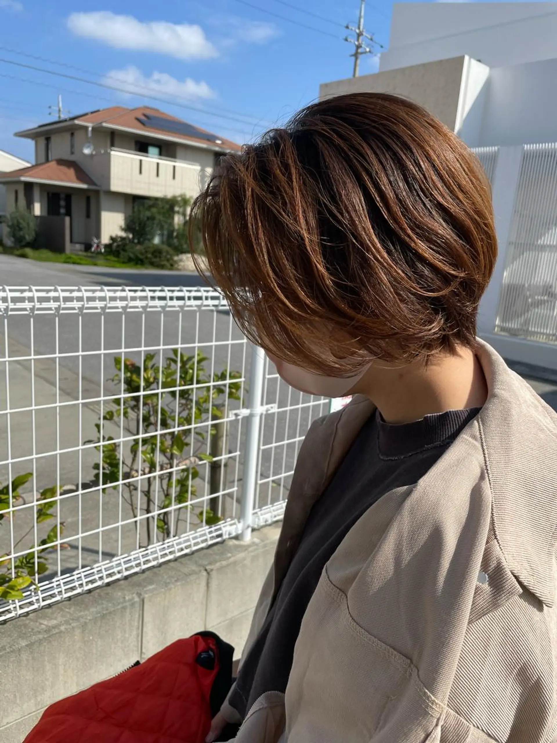 ショート 切りっぱなしボブ ショートボブ 丸みショート ミストバング ボブ カット C’LD hair  produce /シールドヘア所属・モテ髪/ボブ/ショー ト/アダチフウトのヘアスタイル