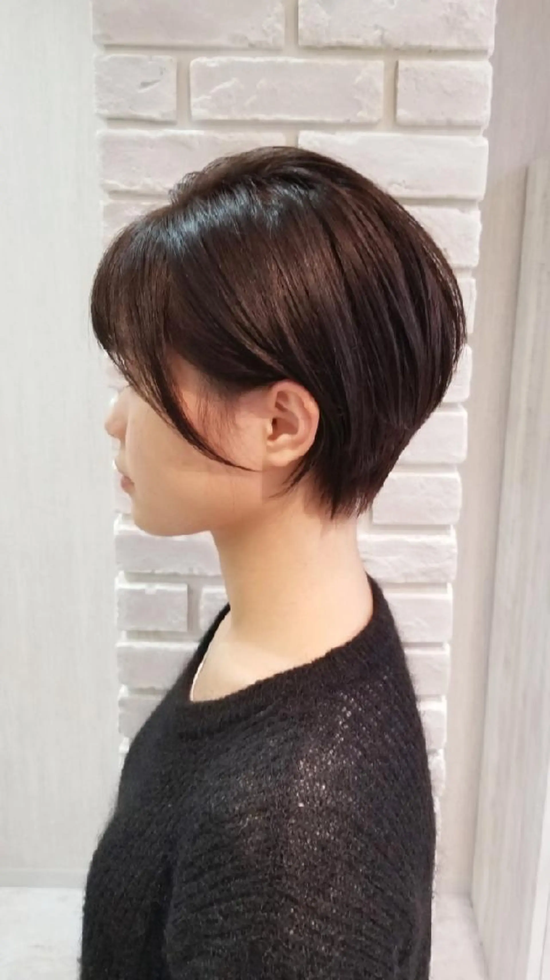 ショート カラー ショートヘア カット ヘアカラー トリートメント 顔周りレイヤーカット 髪質改善代表西村功平のヘアスタイル