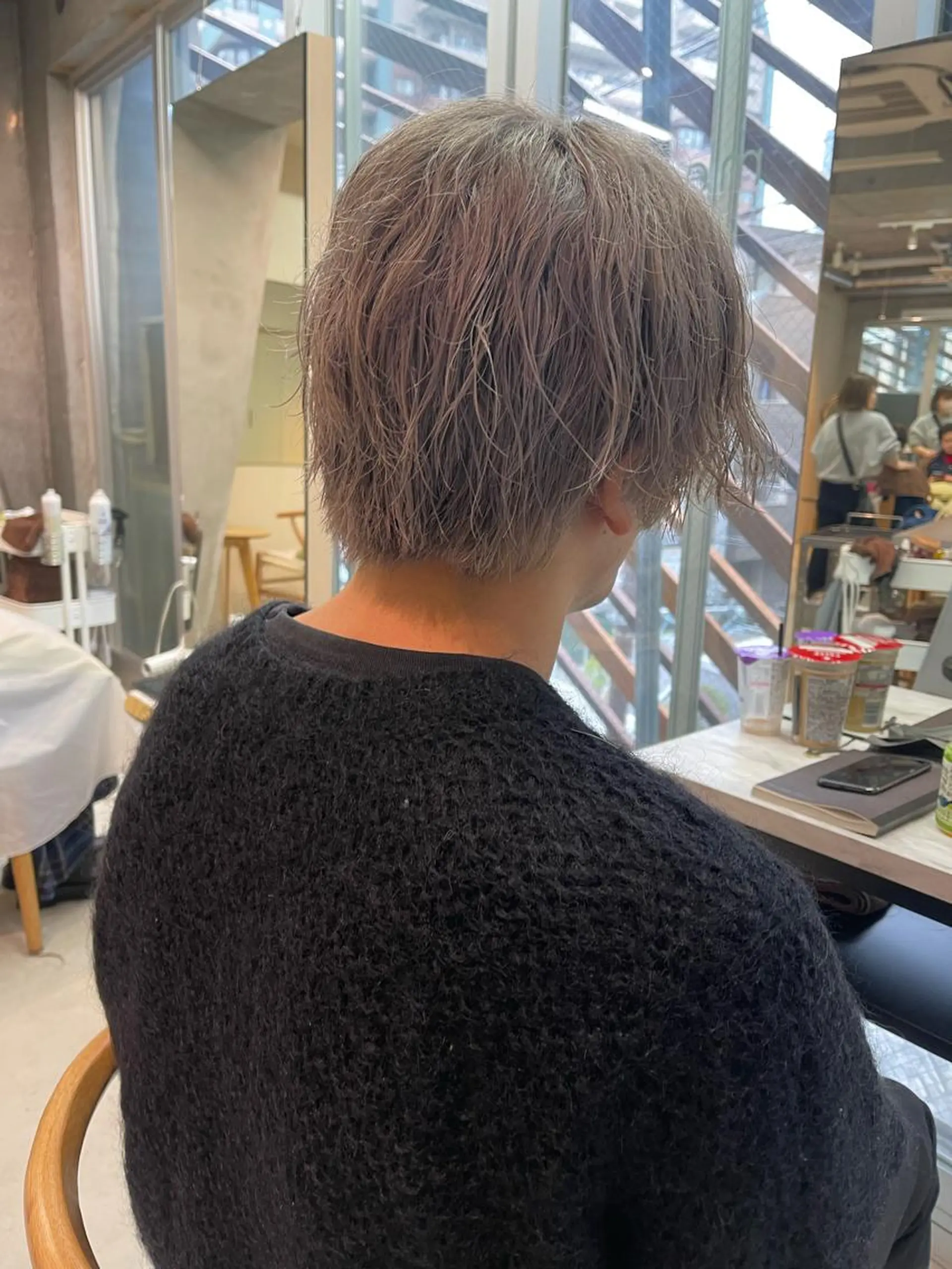 ミディアム メンズ メンズブリーチ mee.urawa所属・似合わせショート×透 明感/やじまたかしのヘアスタイル