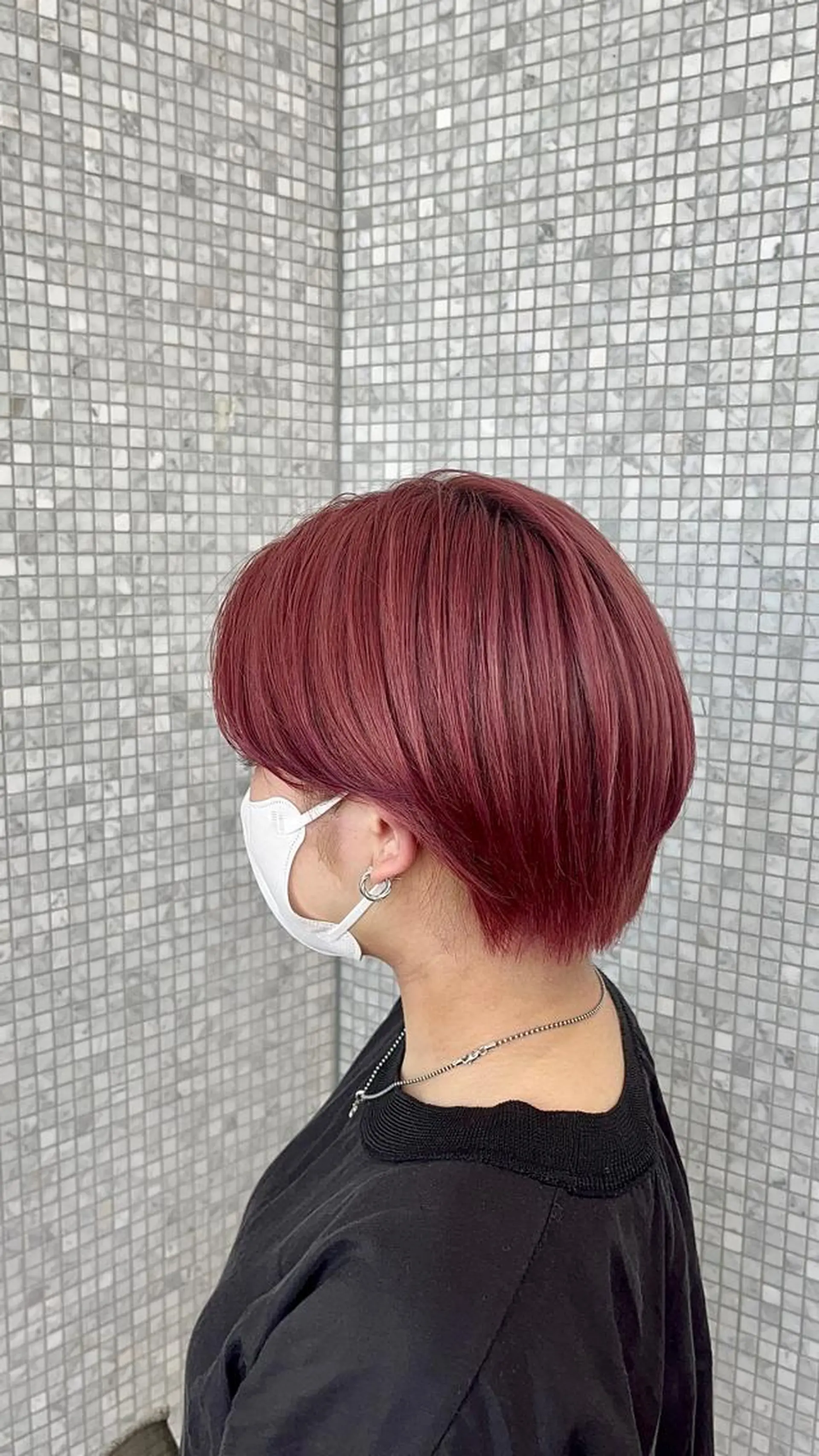 カラー ブリーチ ケアブリーチ ヘアカラー 地毛風ストレート/ ケアカラー/セキネのヘアスタイル