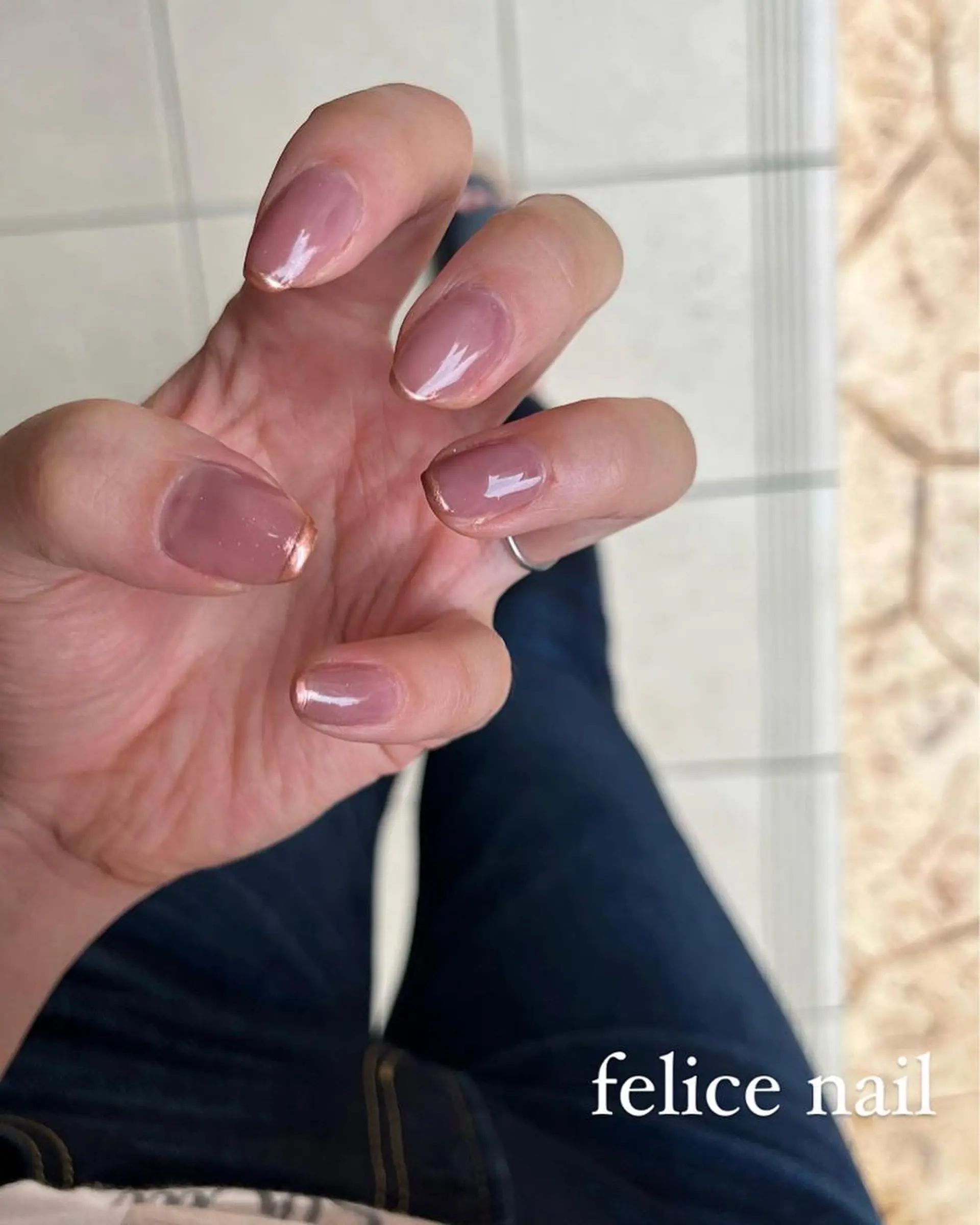 ネイル フレンチネイル felice nailのネイルデザイン