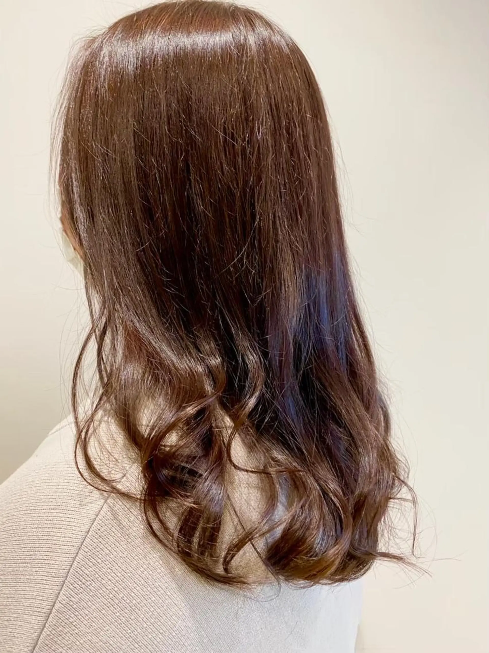 ロング カラー ベージュカラー イルミナカラー ピンクカラー ピンクベージュ 🌹艶髪カラー🌹 津田晴加【西荻窪】のヘアスタイル