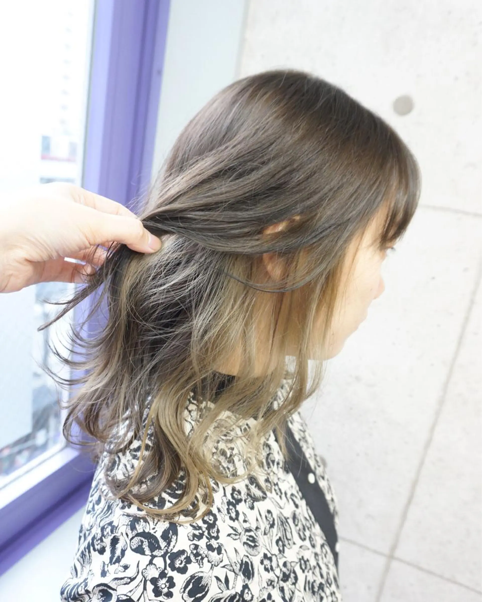セミロング 羽田 hadaのヘアスタイル
