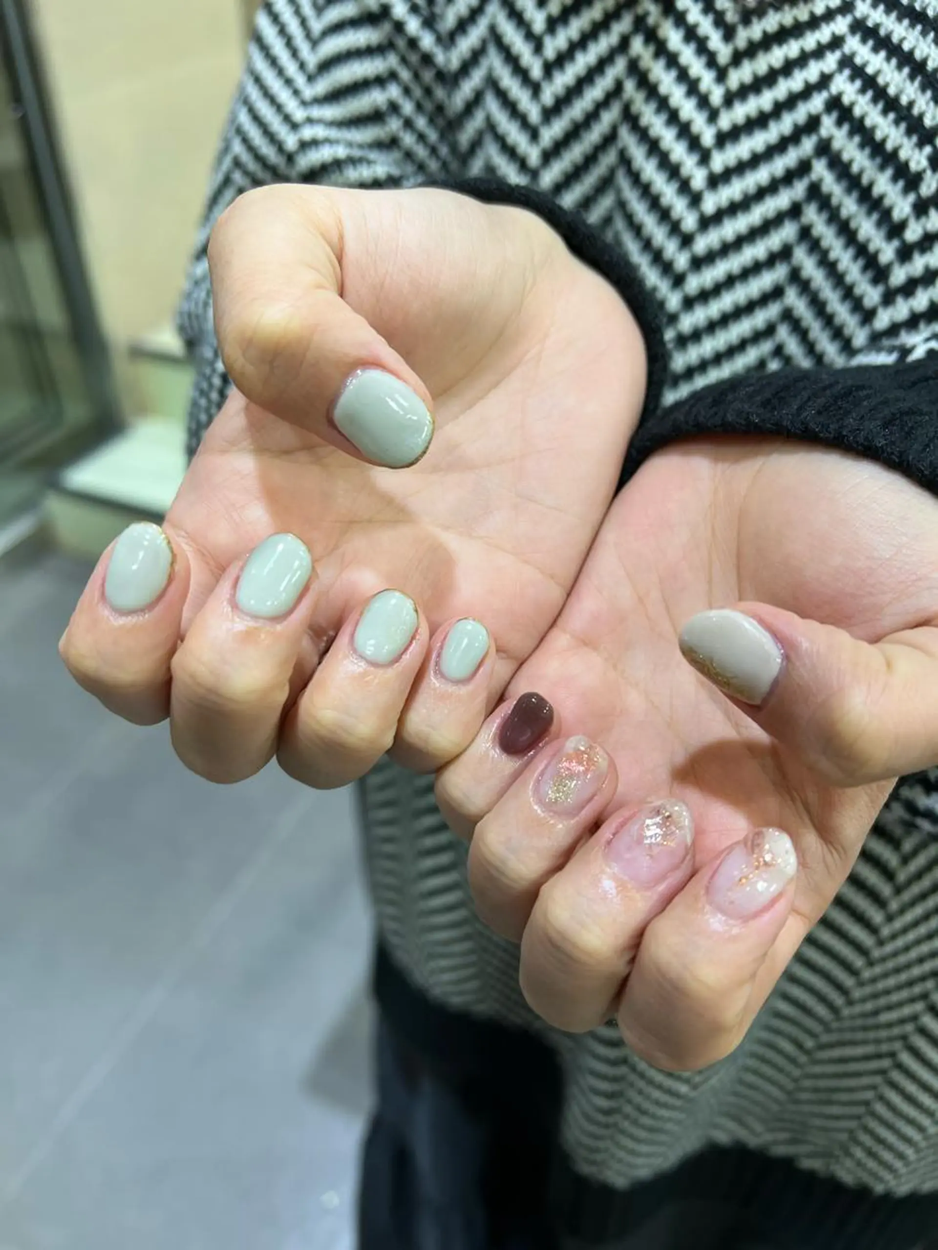 ネイル ハンドネイル 韓国🩶Y2Kネイル 💫くれはのネイルデザイン