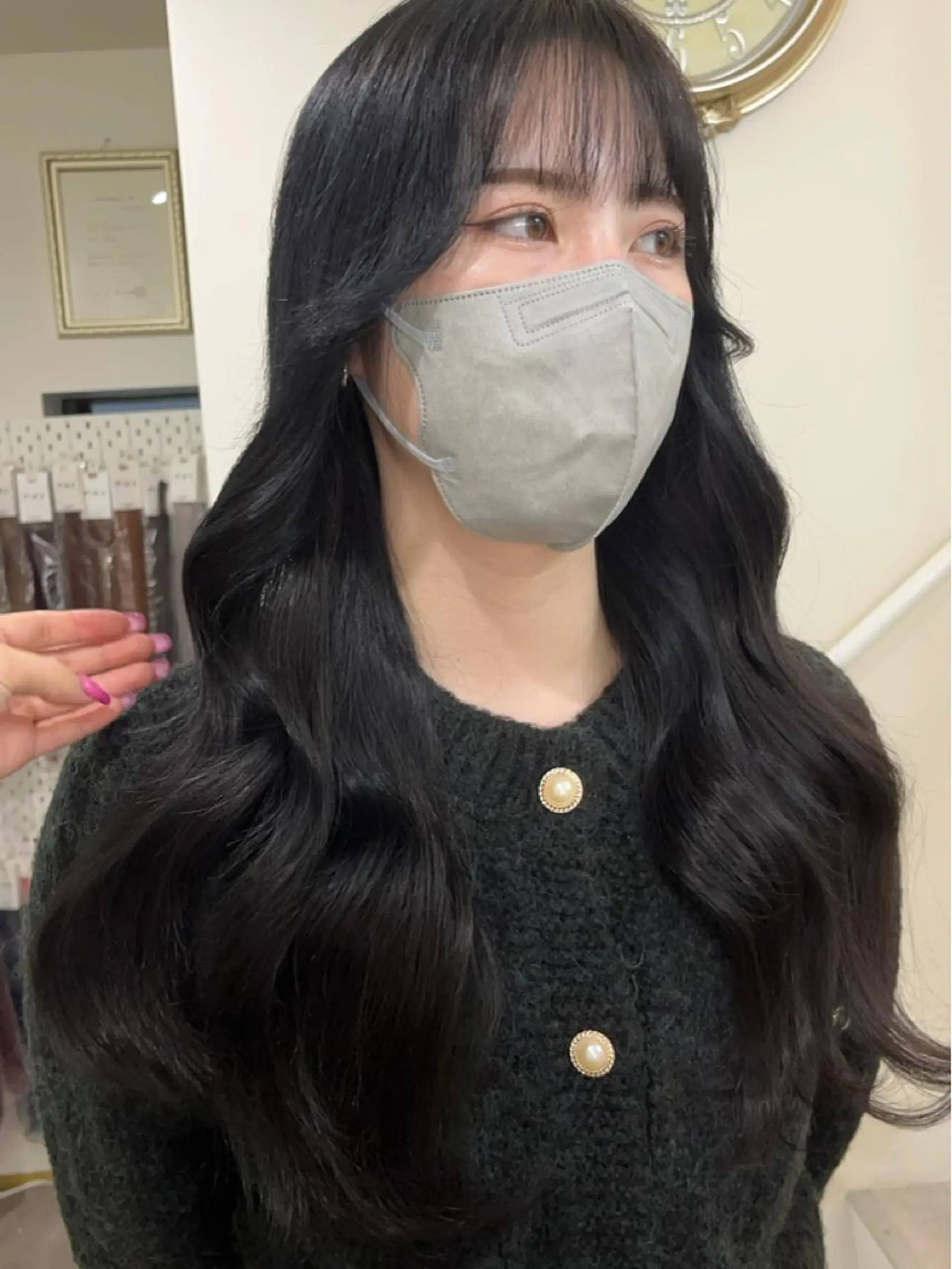 ロング カラー MOE🐈‍⬛🎀 エクステ/ワンホンのヘアスタイル