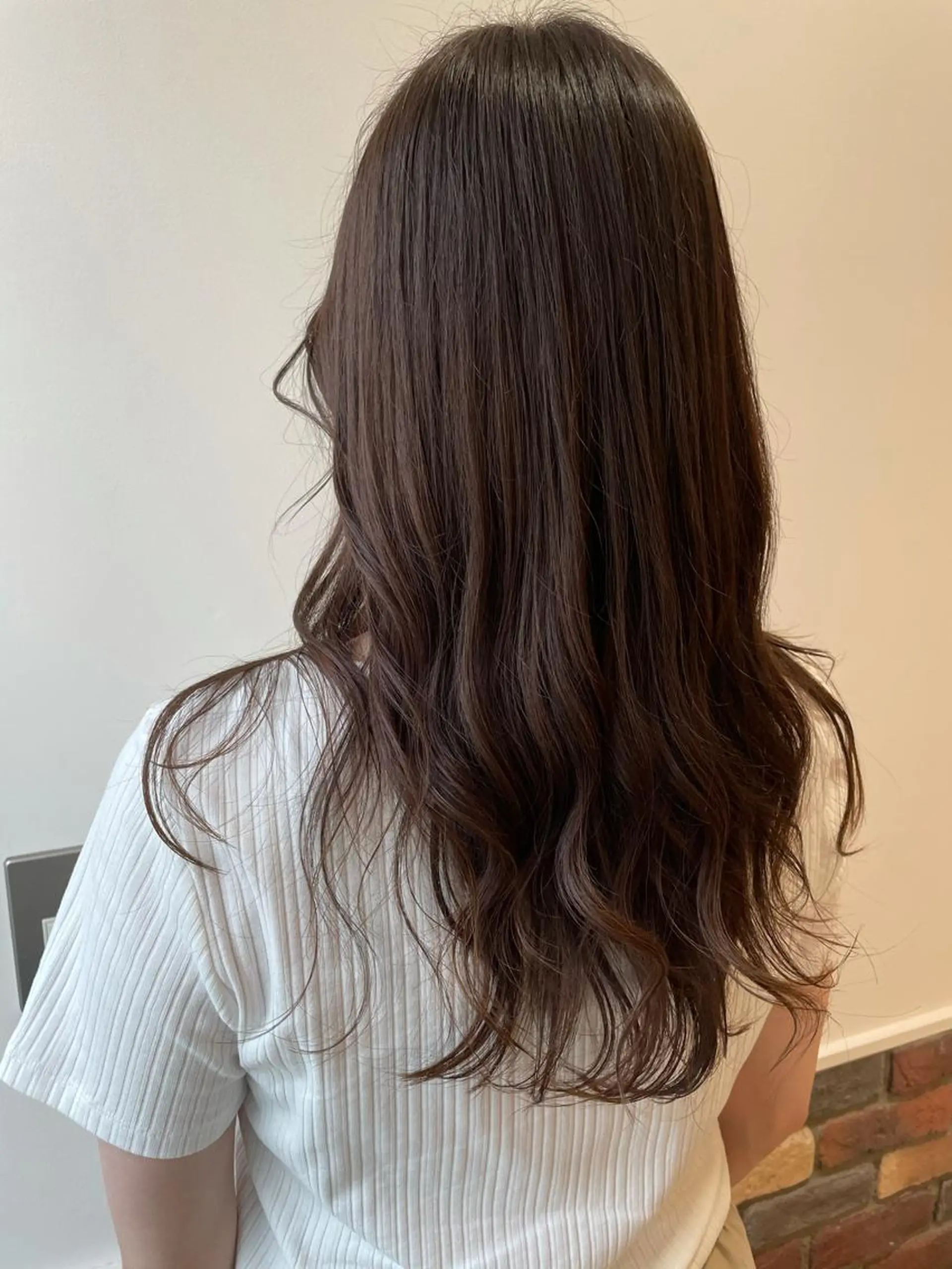 ロング カラー ヘアカラー トリートメント 中井 茅佳のヘアスタイル