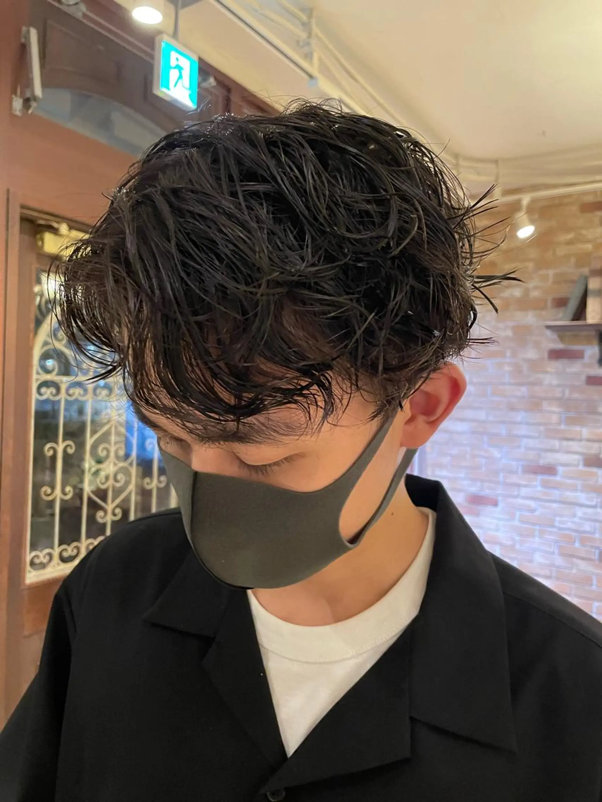 ミディアム パーマ メンズ men's hair salon Rude所属・木村 茜美のヘアスタイル