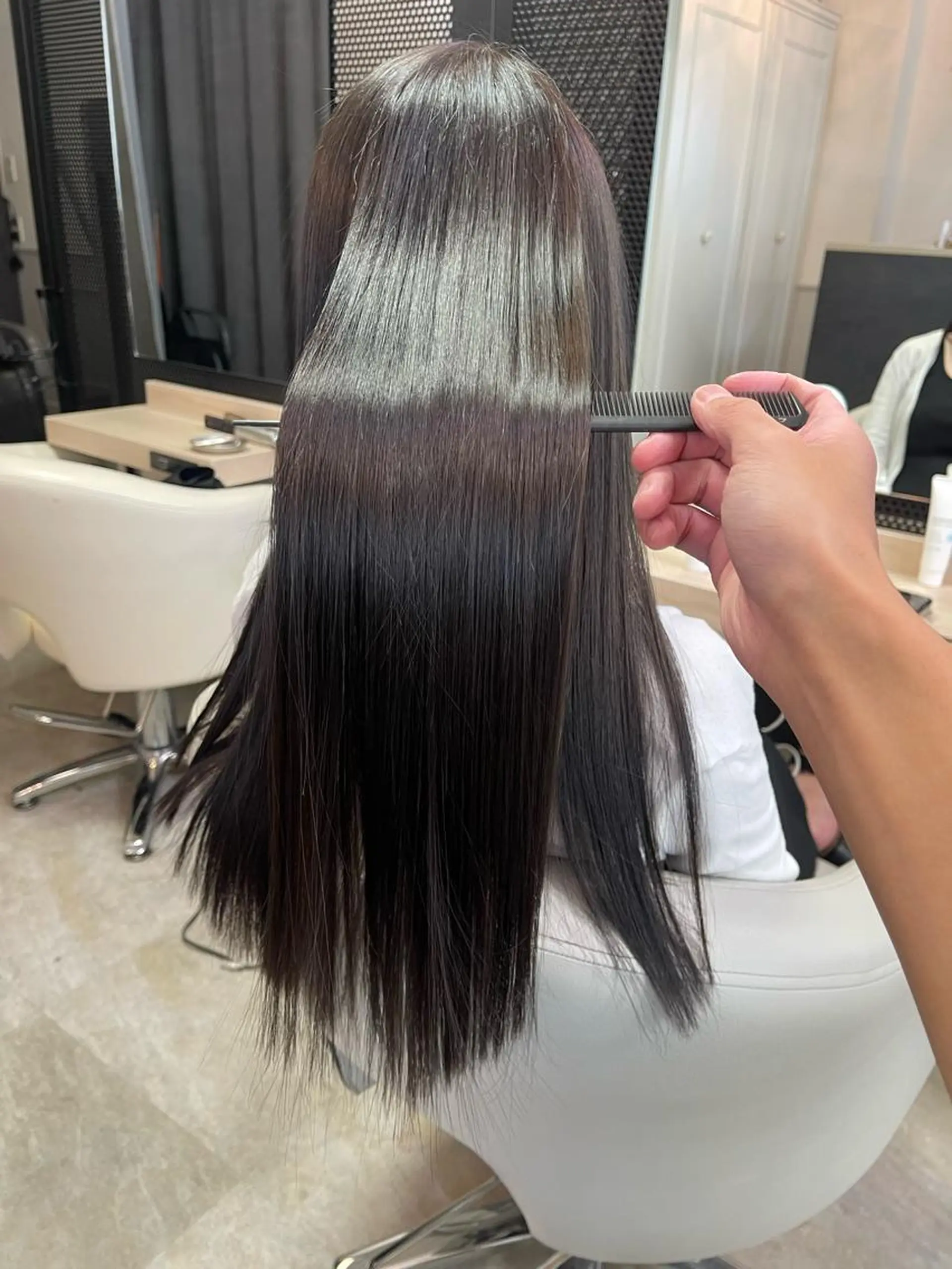 ロング カラー カット ヘアカラー 縮毛矯正 トリートメント ヘアセット モテ髪提案します💕 髪質改善宗一郎のヘアスタイル