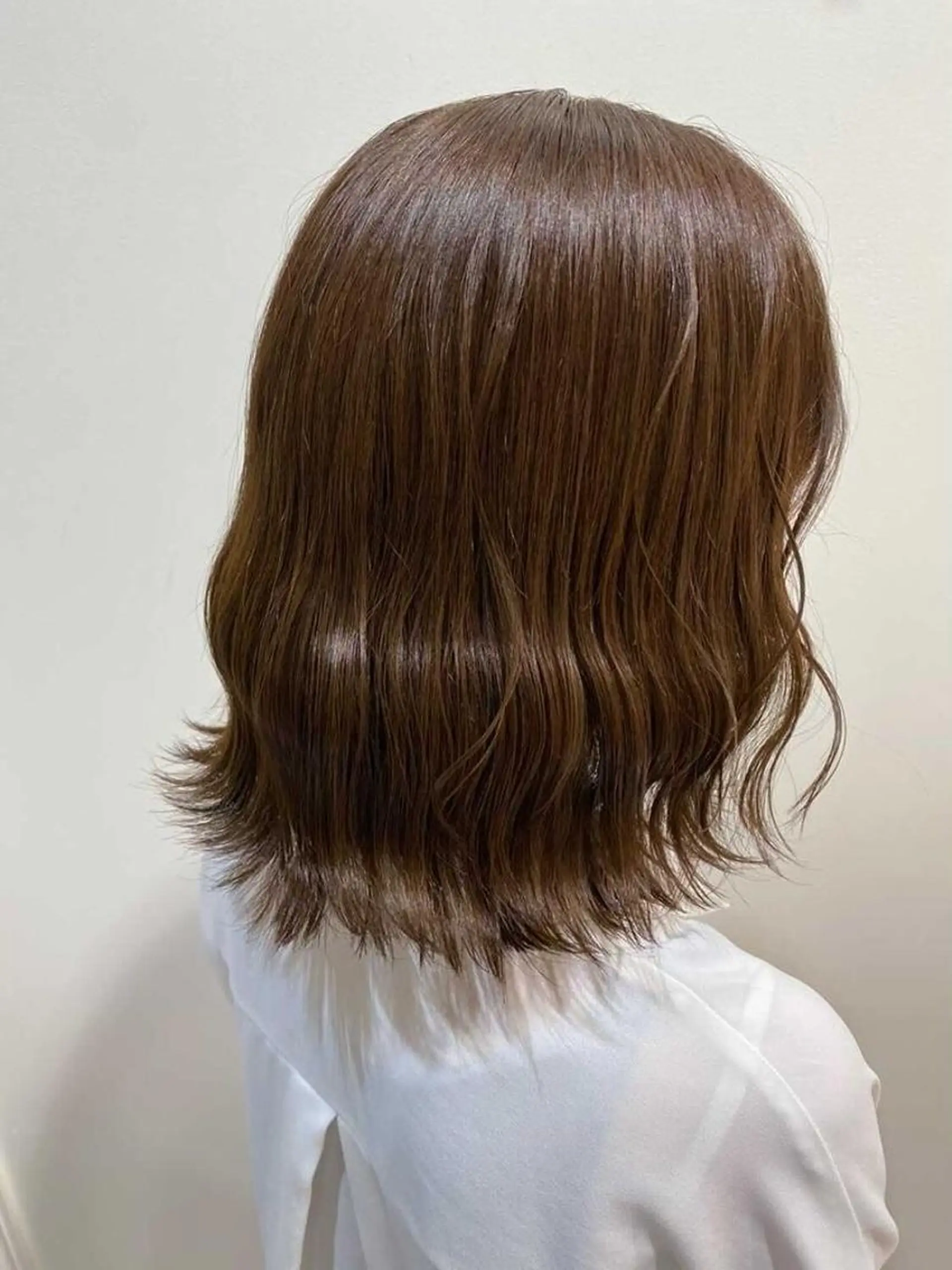 ミディアム カラー ベージュカラー akari/髪質改善 /ブリーチ/名古屋のヘアスタイル