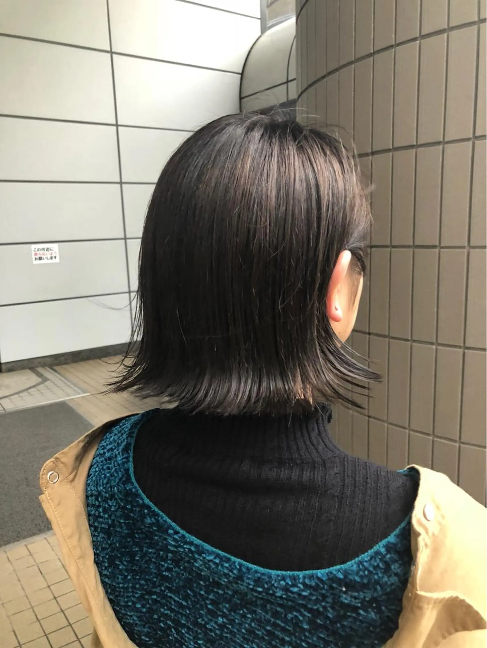 ショート カラー アッシュ ボブ 外ハネヘア 透明感韓国ヘア♡ みつきのヘアスタイル