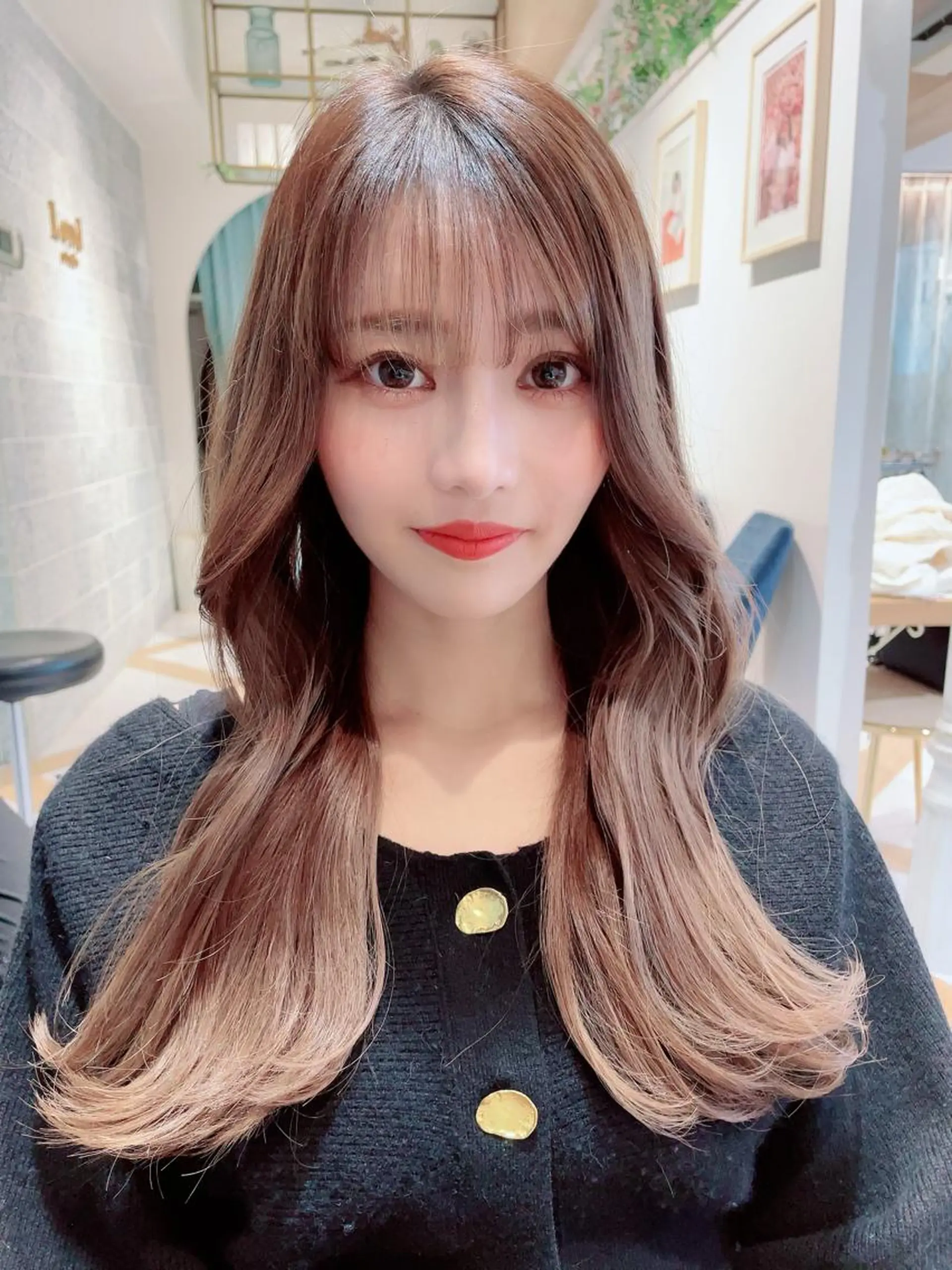 ロング Lond　luce心斎橋所属・✨縮毛矯正✨レイヤー ホウダカズヒロのヘアスタイル