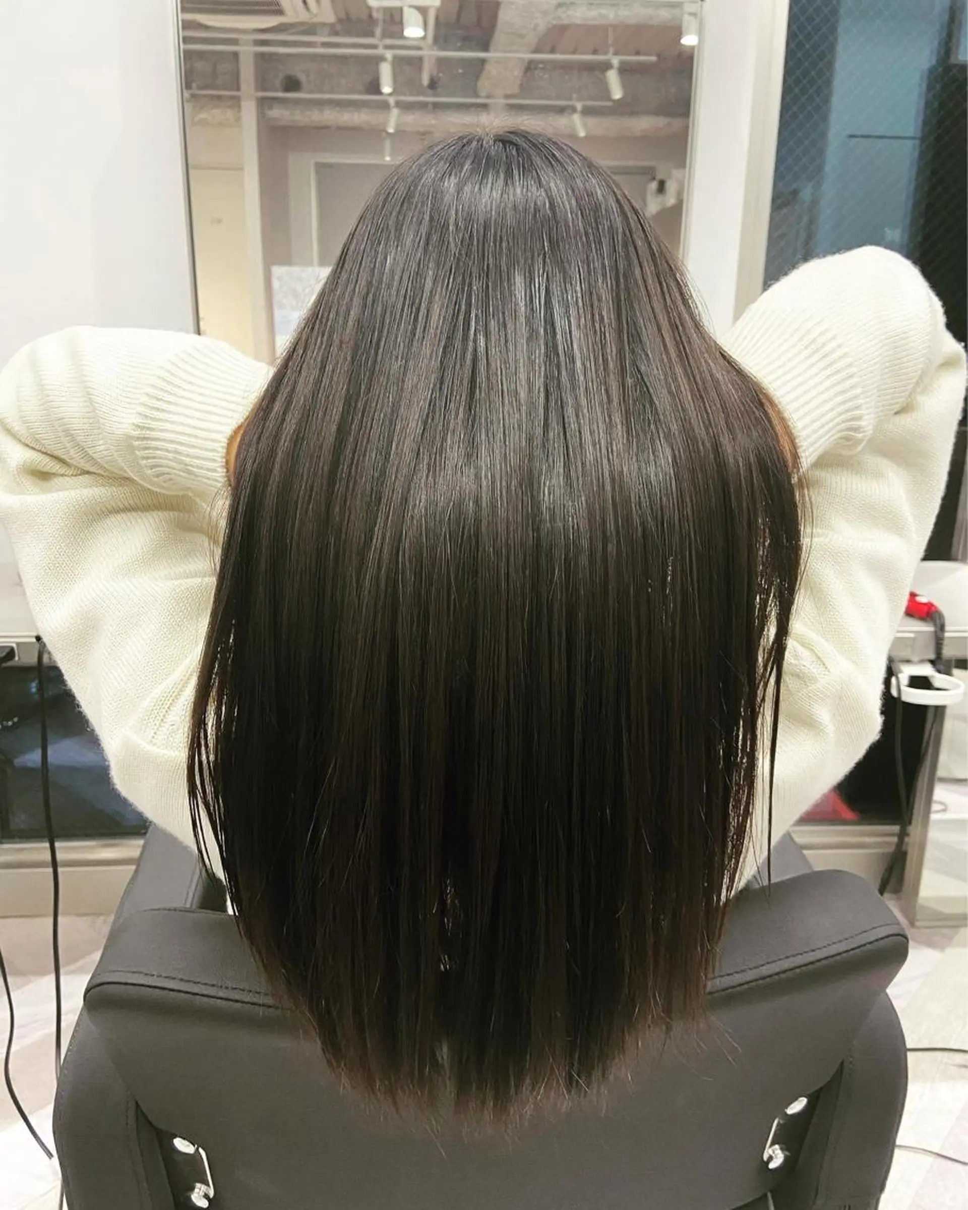 ロング 髪質改善 カット 縮毛矯正 トリートメント EIGHT奥野 心太のヘアスタイル