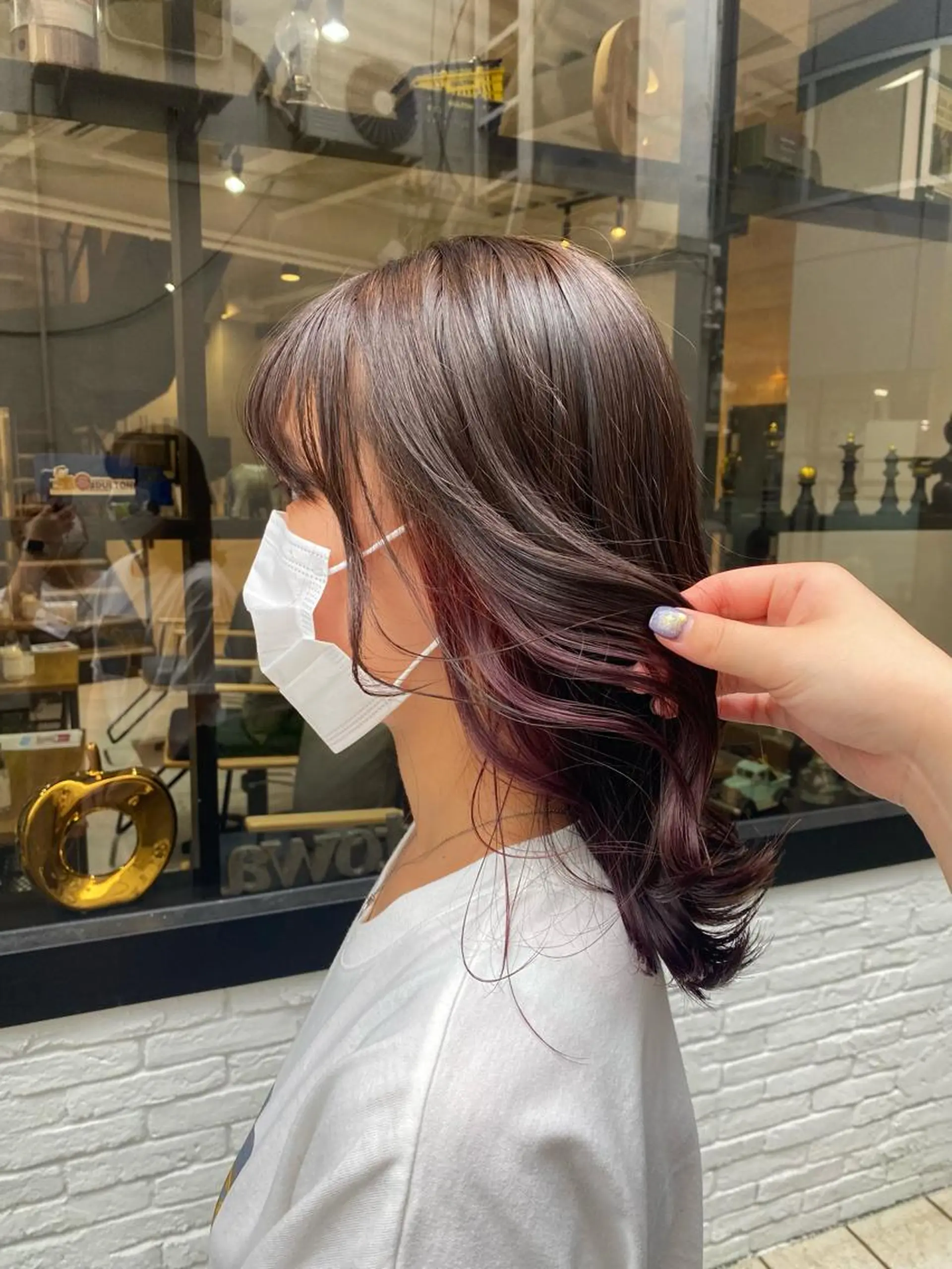ロング カラー otoha✳︎ くすみカラーのヘアスタイル