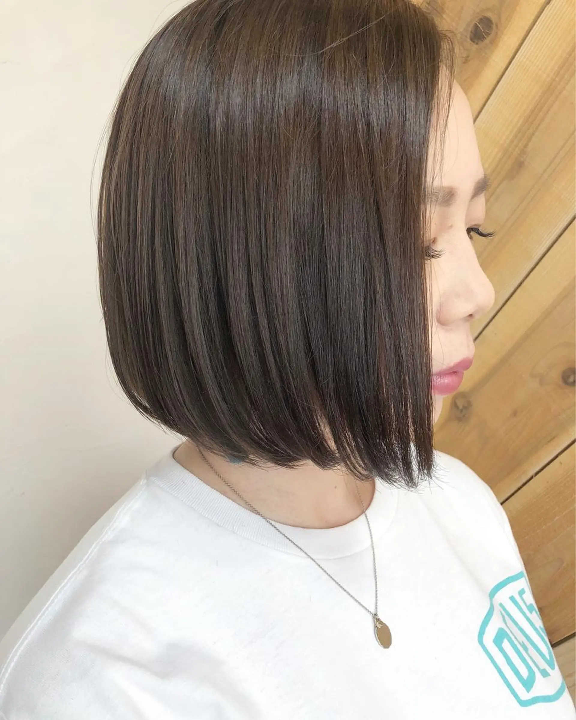 ショート カラー アディクシーカラー アッシュ ベージュカラー ボブ hair salon Ranun髪質改善のヘアスタイル