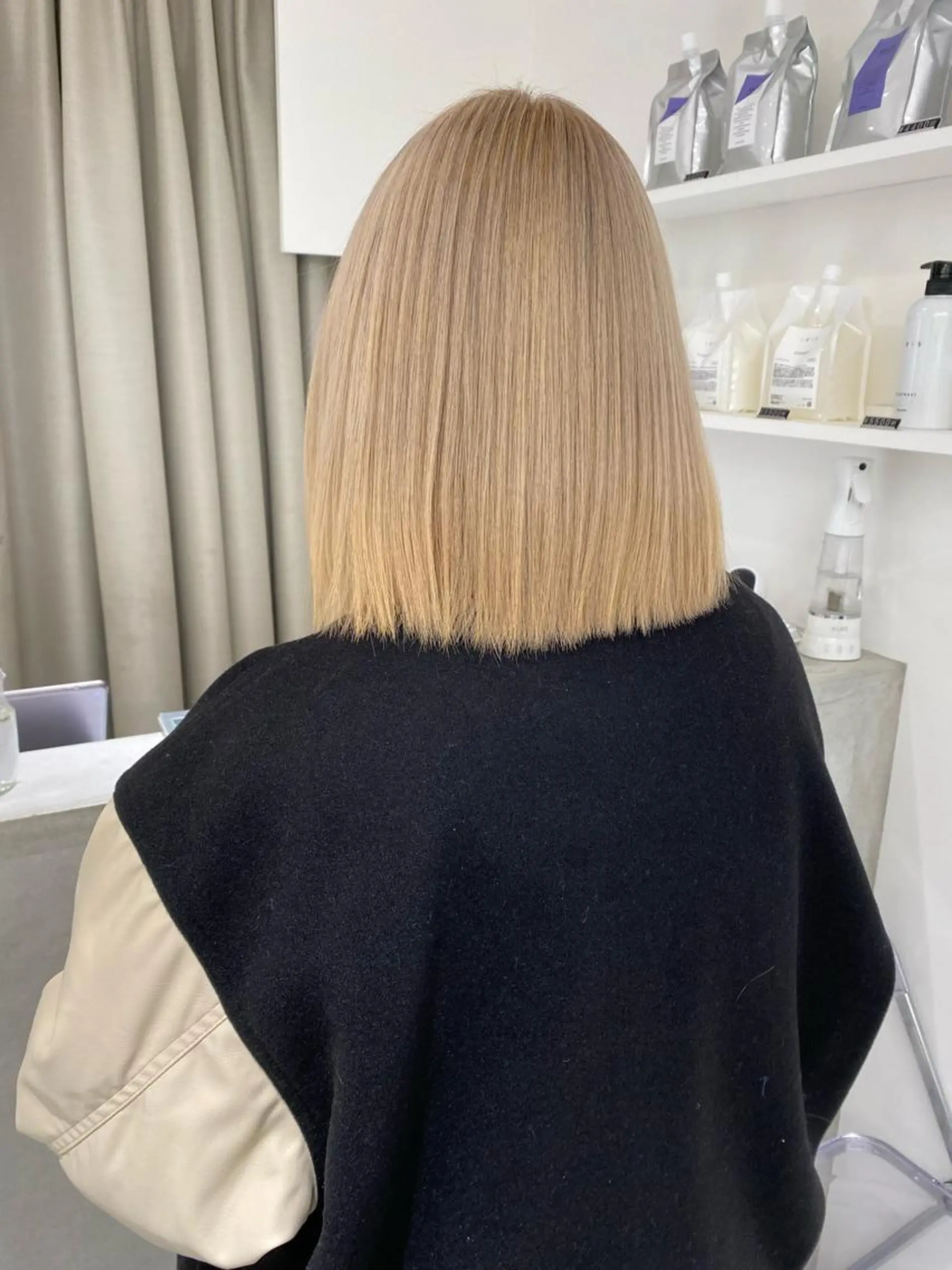 カラー ヘアカラー トリートメント kumon ayu ブリーチ/ハイトーンのヘアスタイル