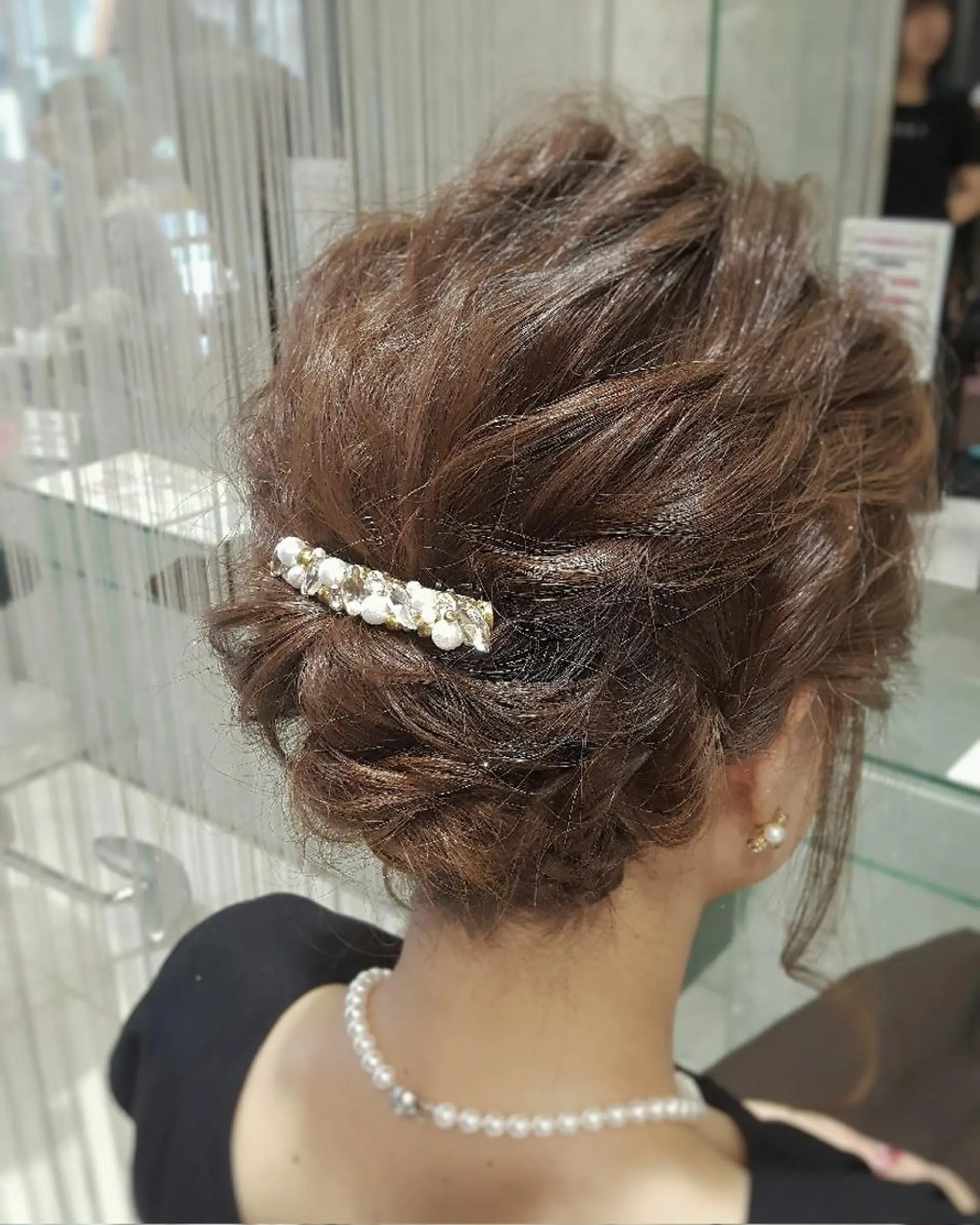 ミディアム ヘアアレンジ ボブ 秋山 幸太のヘアスタイル